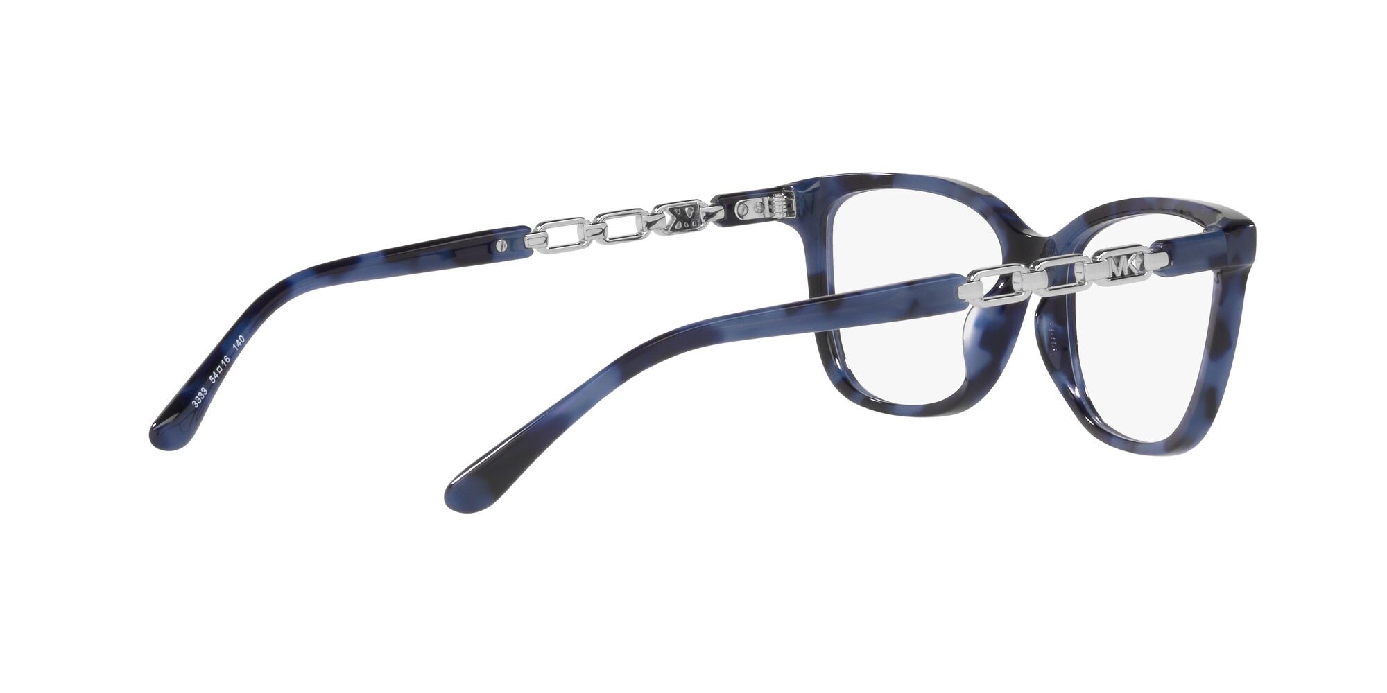 Occhiali da vista Michael Kors Greve MK 4097 (3333) colore blu tartarugato forma rettangolare lenti lente demo
