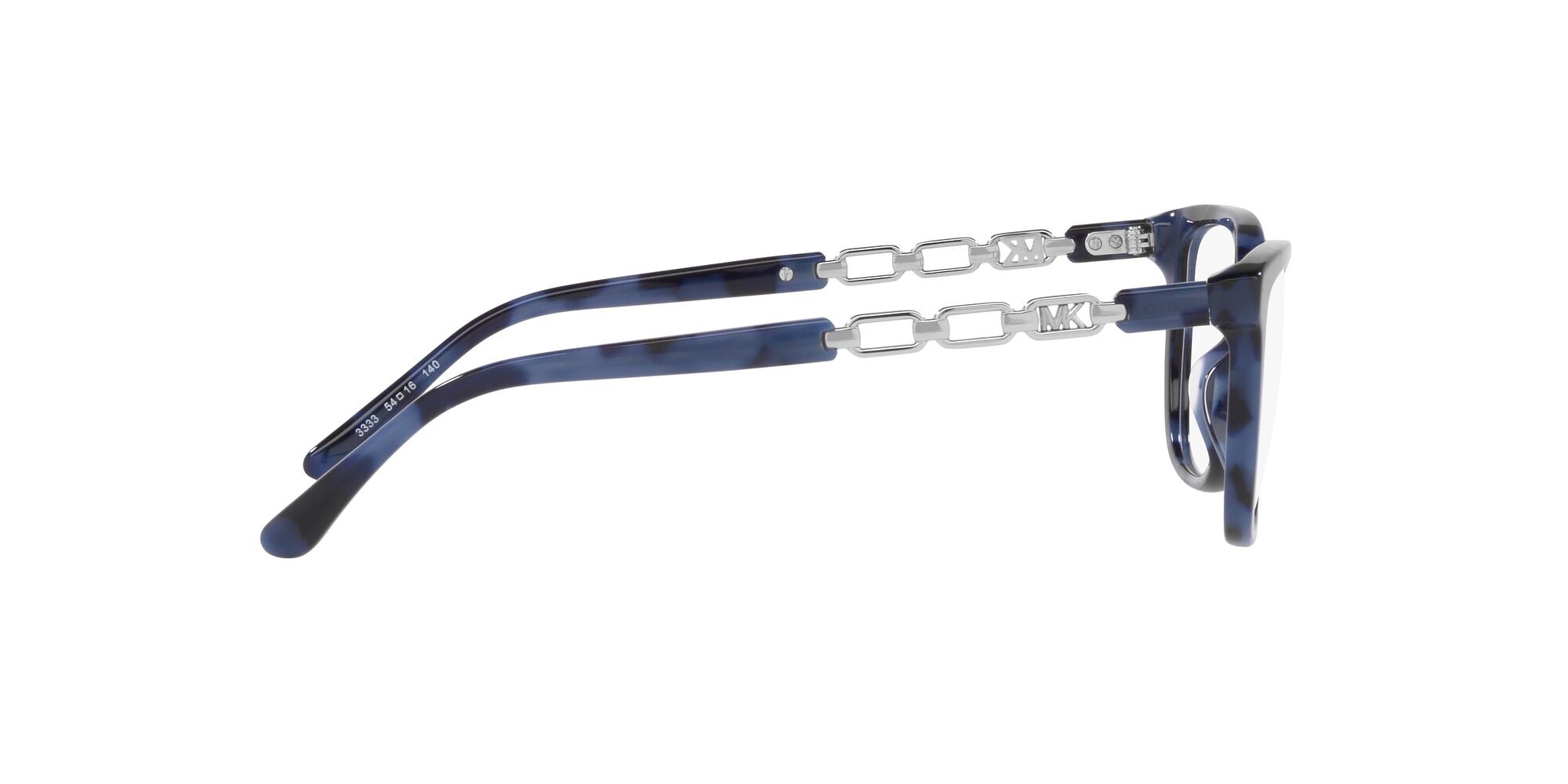 Occhiali da vista Michael Kors Greve MK 4097 (3333) colore blu tartarugato forma rettangolare lenti lente demo