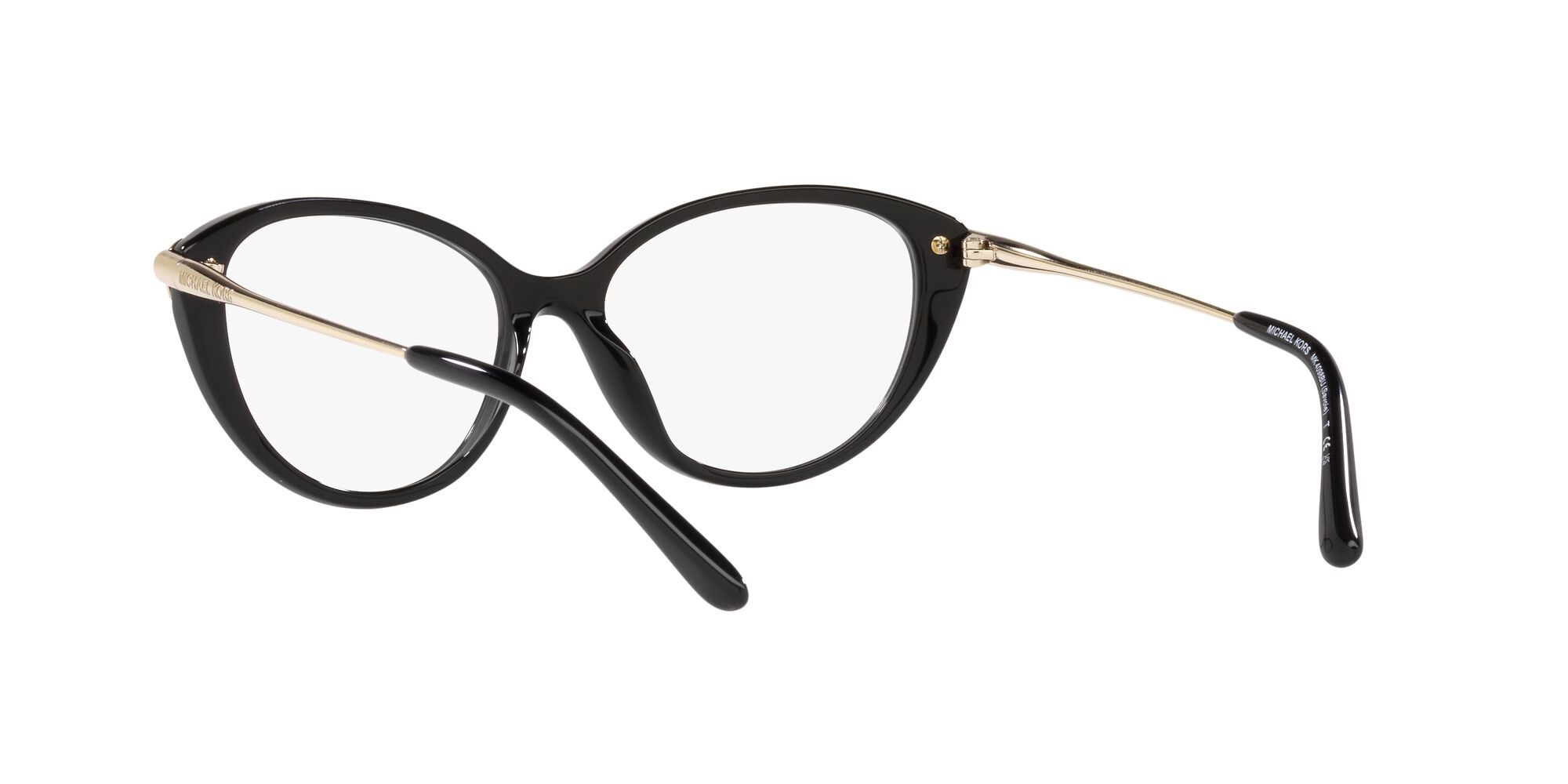 Occhiali da vista Michael Kors Savoie MK 4098BU (3005) colore nero forma cat eye lenti lente demo