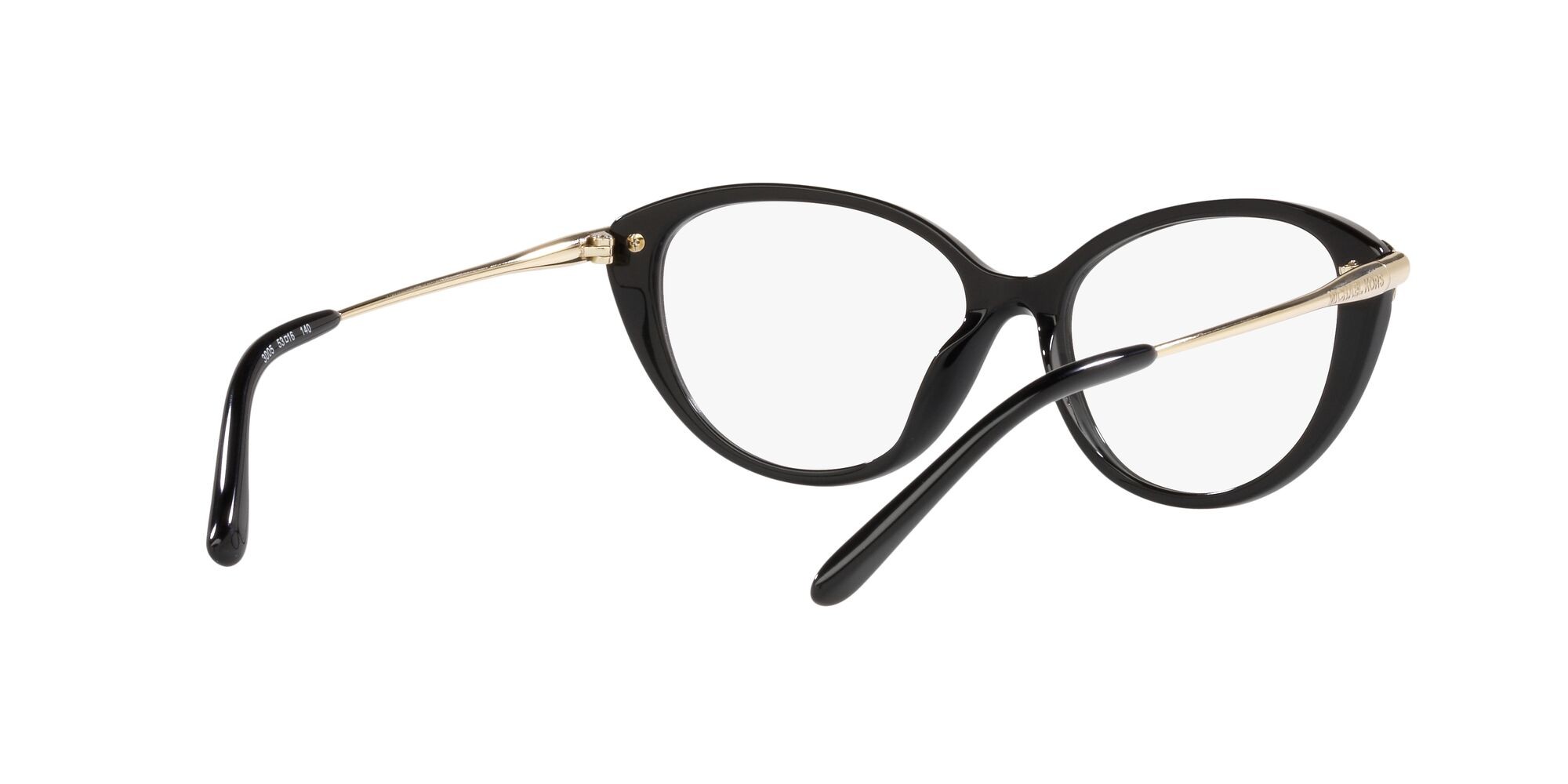 Occhiali da vista Michael Kors Savoie MK 4098BU (3005) colore nero forma cat eye lenti lente demo