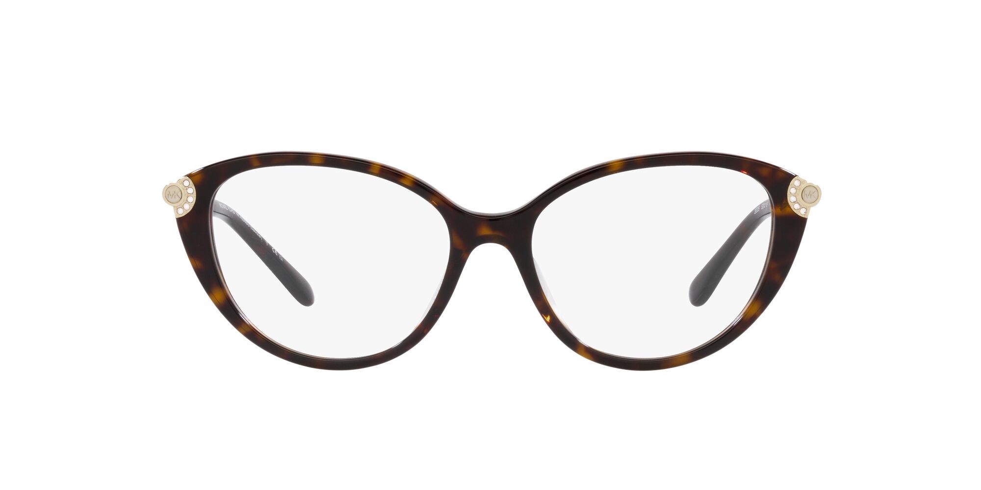 Occhiali da vista Michael Kors Savoie MK 4098BU (3006) colore tartarugato scuro forma cat eye lenti lente demo