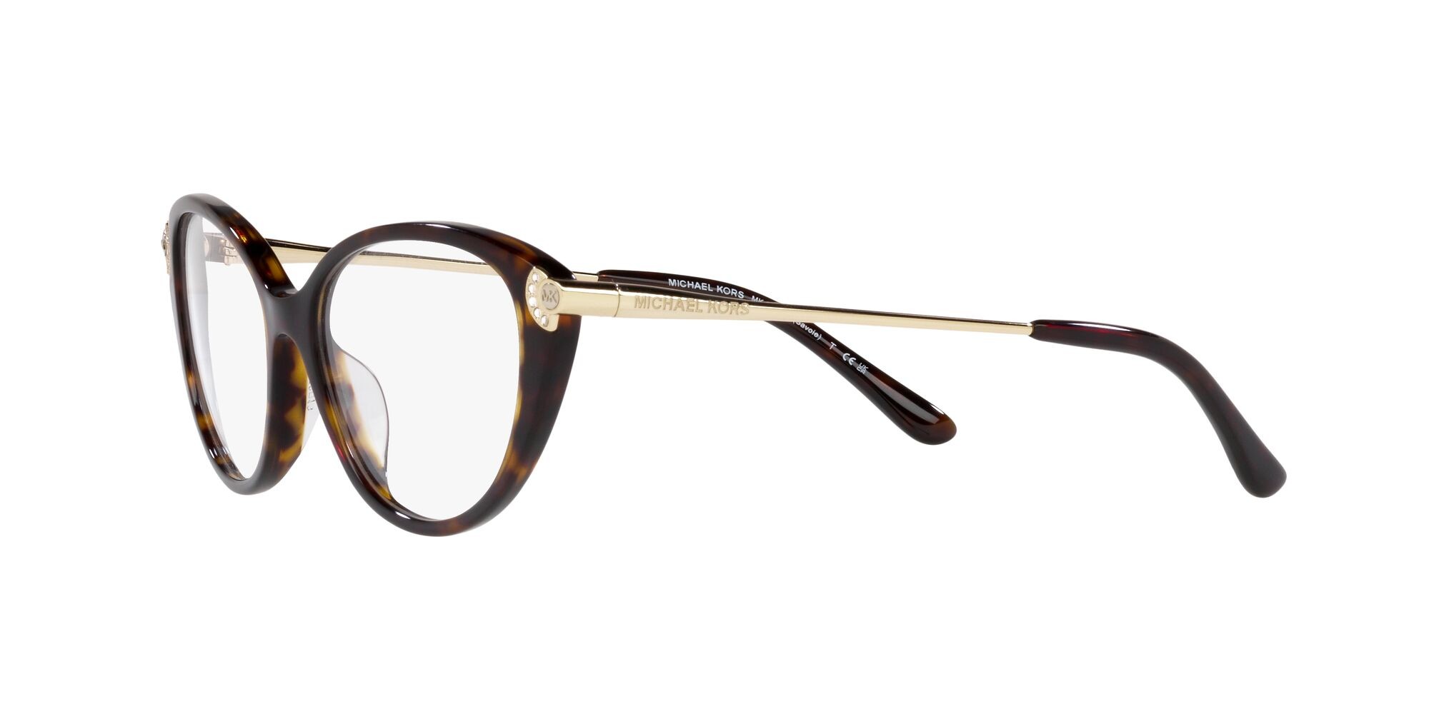 Occhiali da vista Michael Kors Savoie MK 4098BU (3006) colore tartarugato scuro forma cat eye lenti lente demo