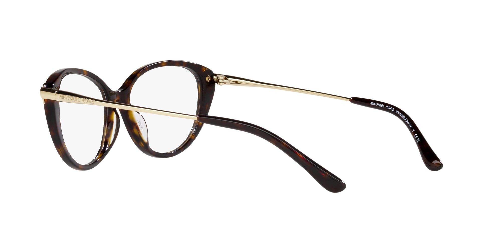 Occhiali da vista Michael Kors Savoie MK 4098BU (3006) colore tartarugato scuro forma cat eye lenti lente demo