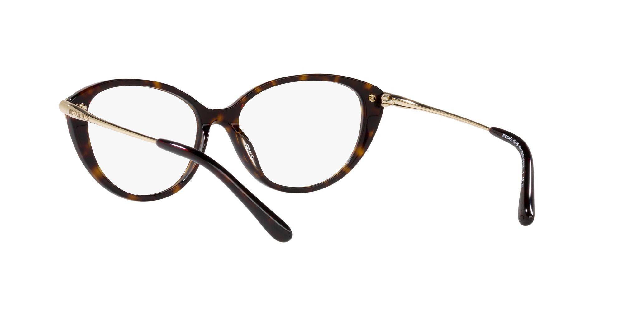Occhiali da vista Michael Kors Savoie MK 4098BU (3006) colore tartarugato scuro forma cat eye lenti lente demo