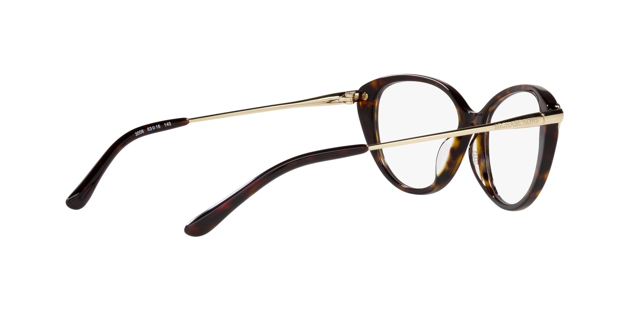 Occhiali da vista Michael Kors Savoie MK 4098BU (3006) colore tartarugato scuro forma cat eye lenti lente demo