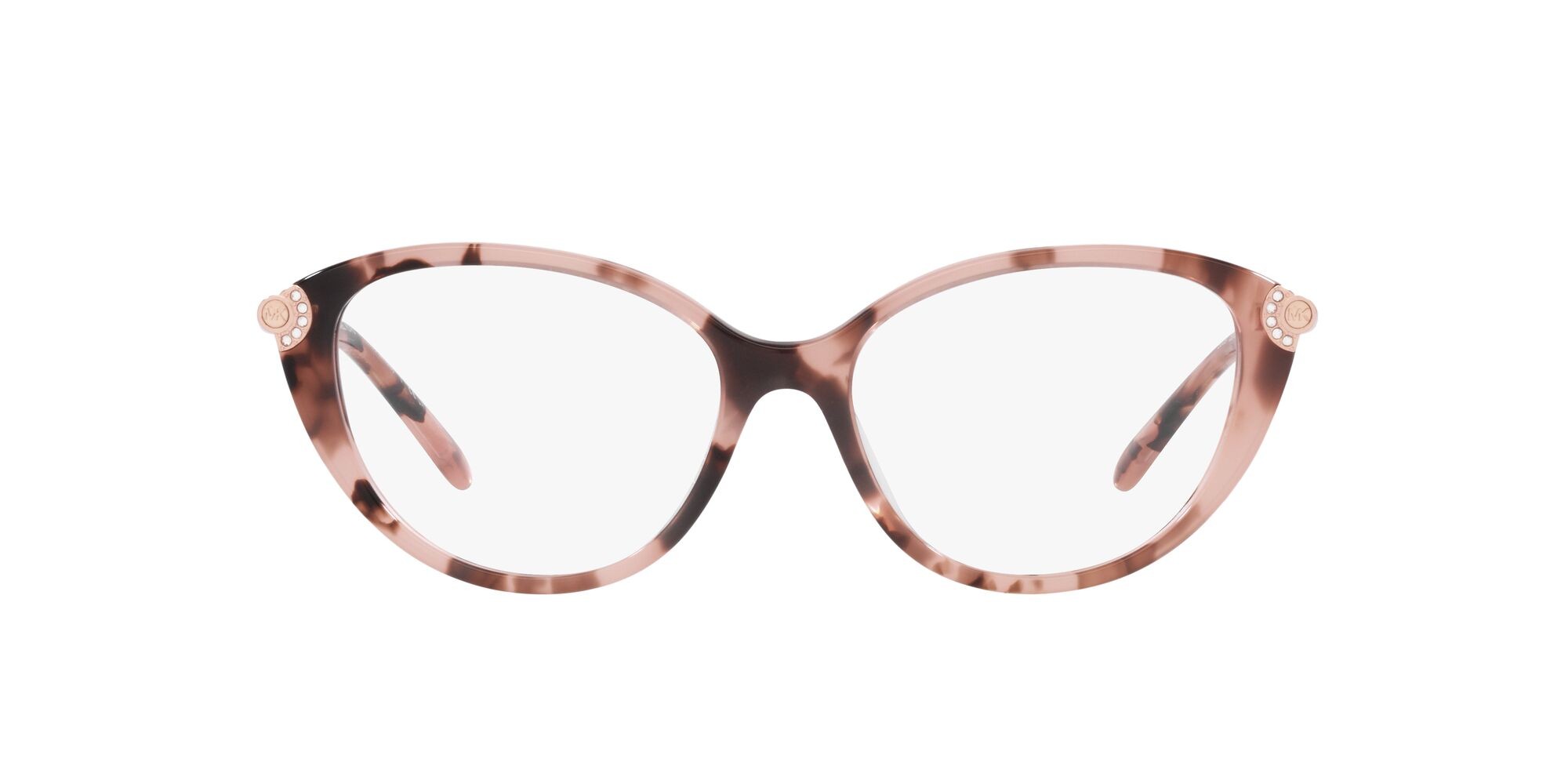 Occhiali da vista Michael Kors Savoie MK 4098BU (3009) colore rosa tartarugato forma cat eye lenti lente demo