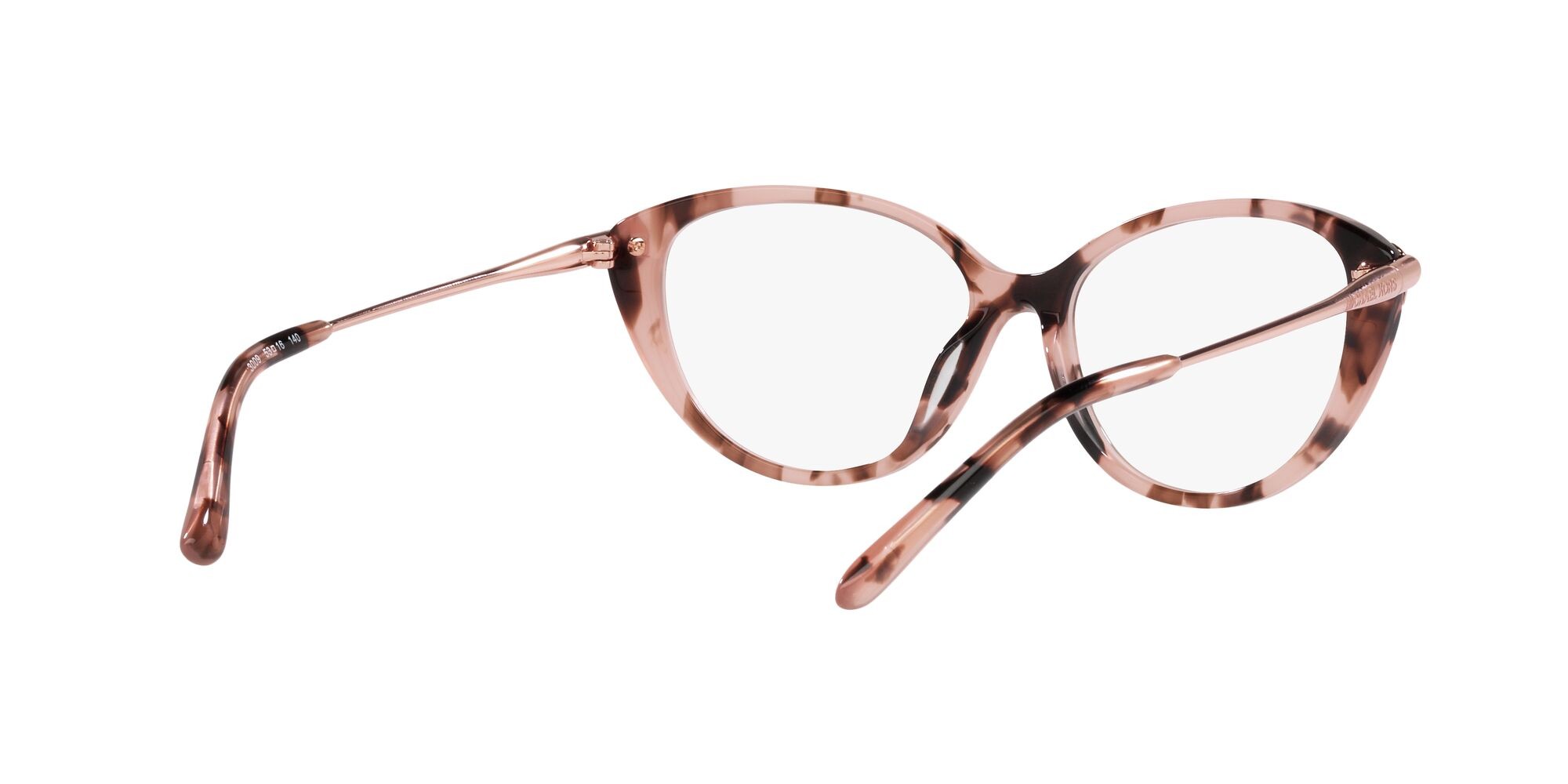 Occhiali da vista Michael Kors Savoie MK 4098BU (3009) colore rosa tartarugato forma cat eye lenti lente demo