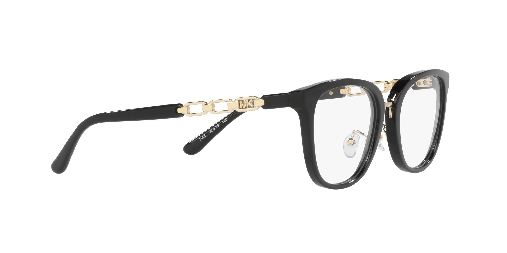 Occhiali da vista Michael Kors Innsbruck MK 4099 (3005) colore nero forma quadrato lenti lente demo