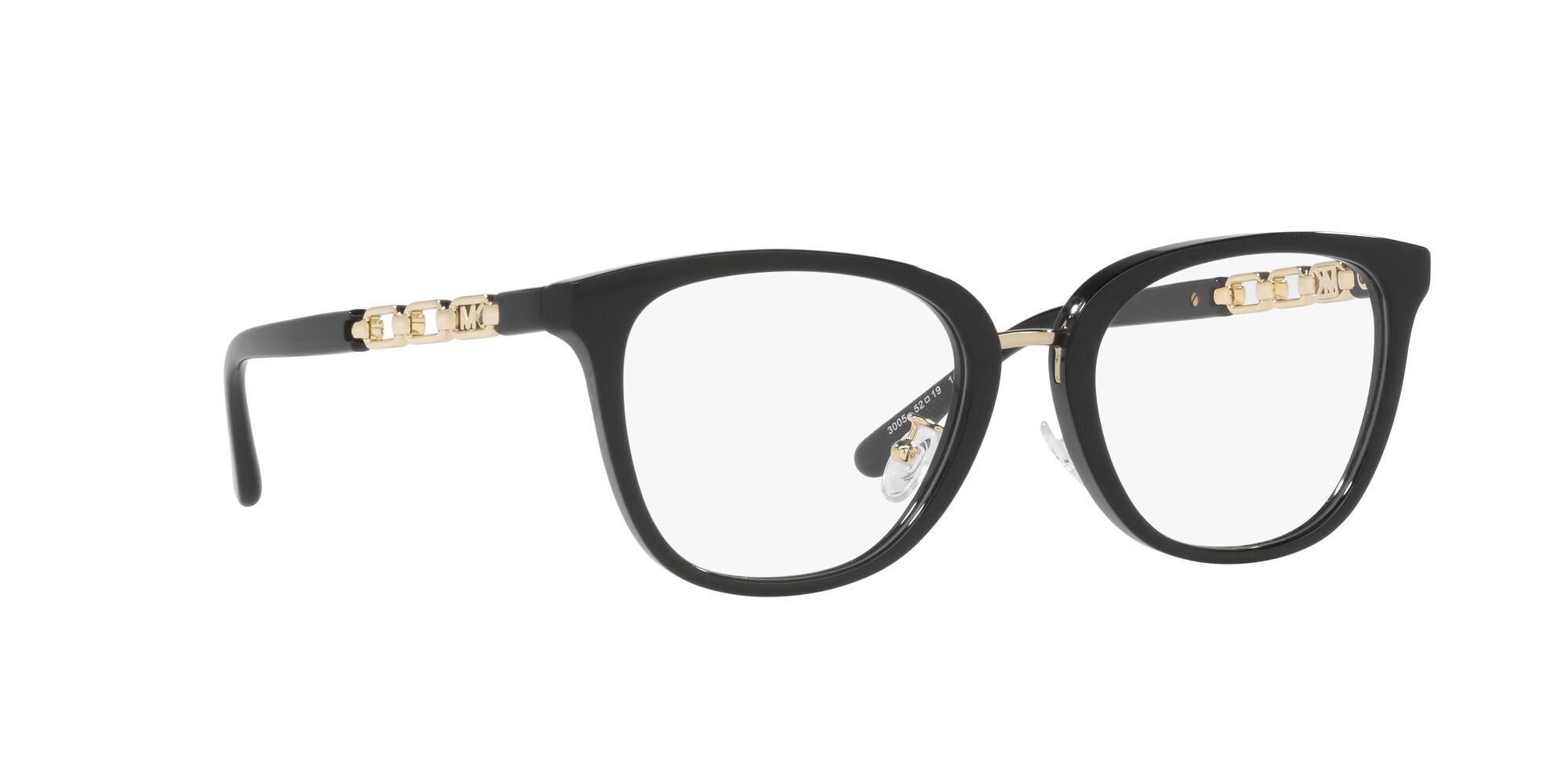 Occhiali da vista Michael Kors Innsbruck MK 4099 (3005) colore nero forma quadrato lenti lente demo