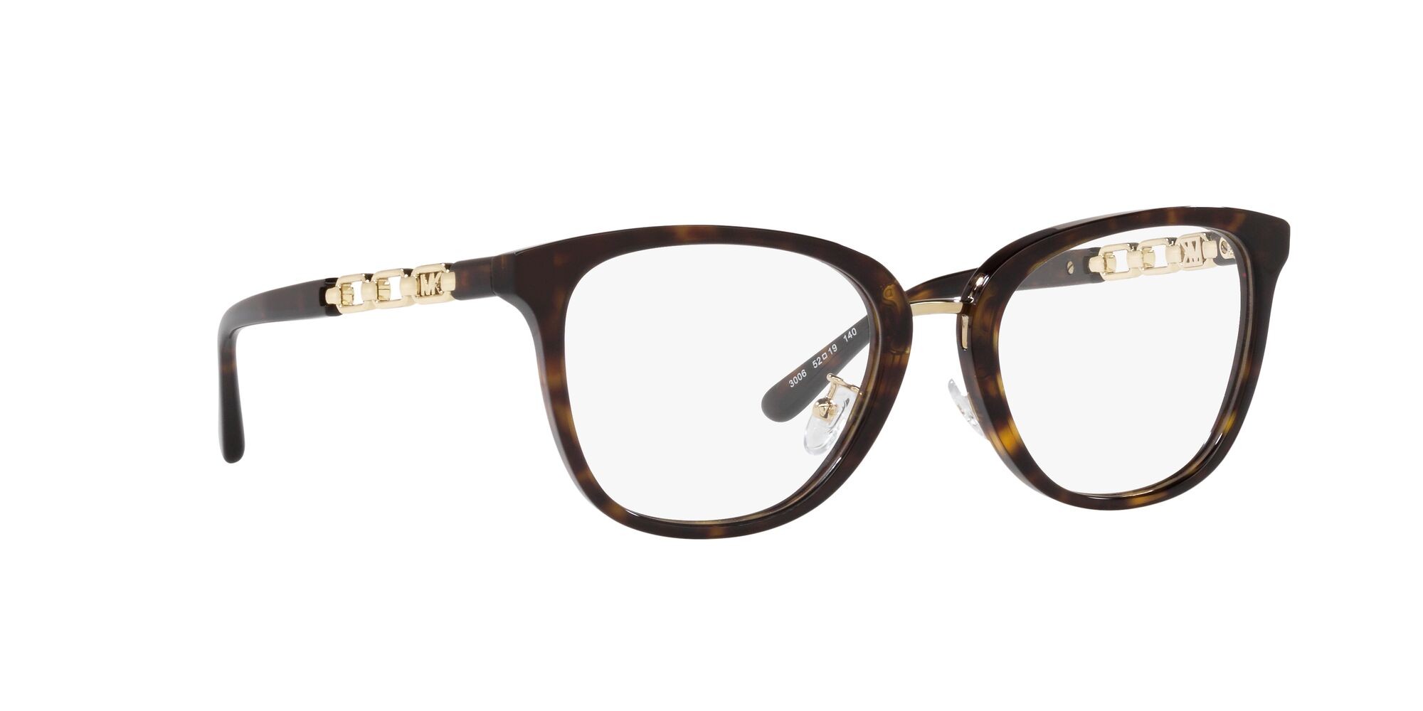 Brillen Michael Kors Innsbruck MK 4099 (3006) farbe tartarugato scuro form quadratisch gläser lente demo