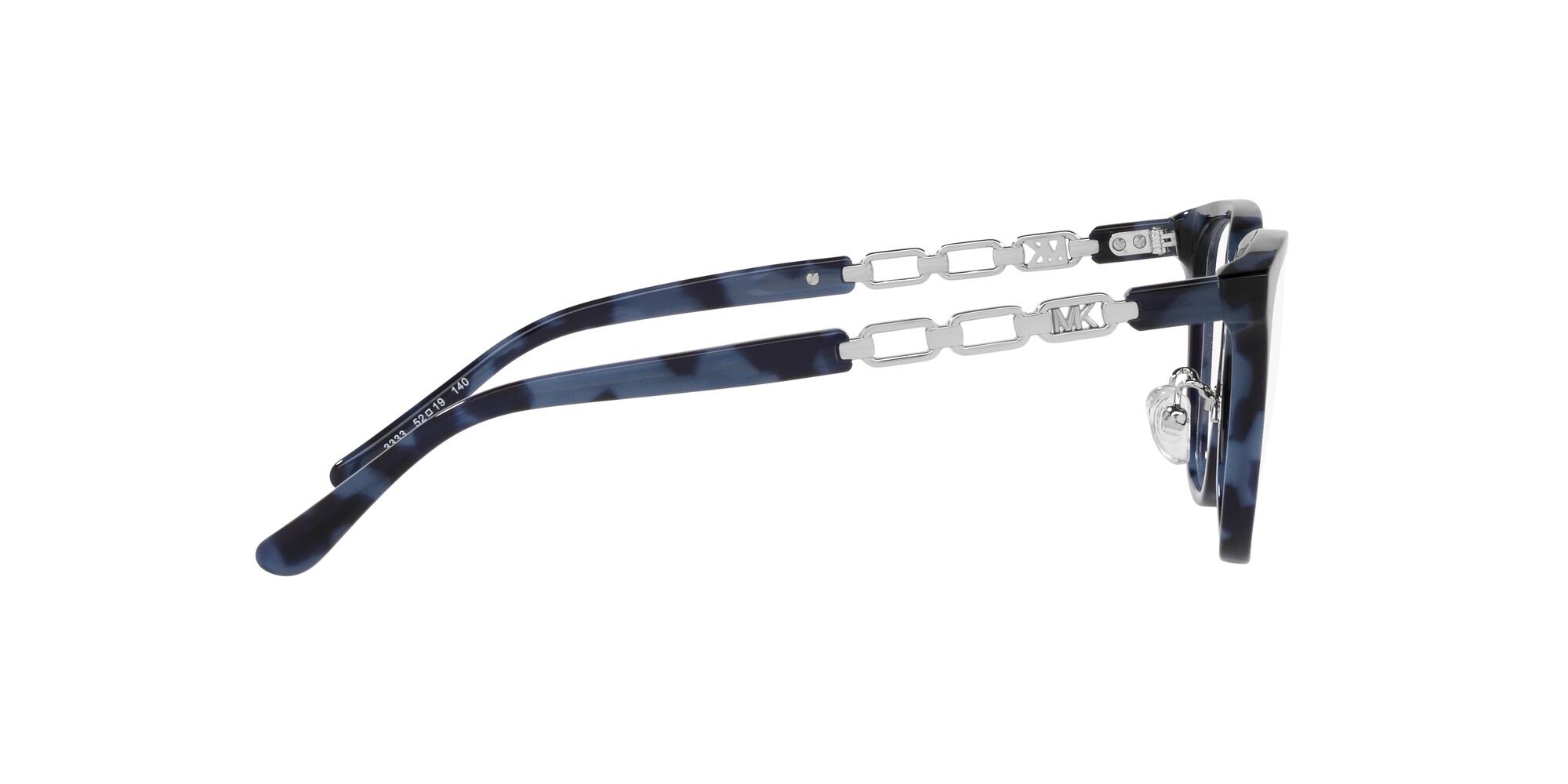 Brillen Michael Kors Innsbruck MK 4099 (3333) farbe blu tartarugato form quadratisch gläser lente demo