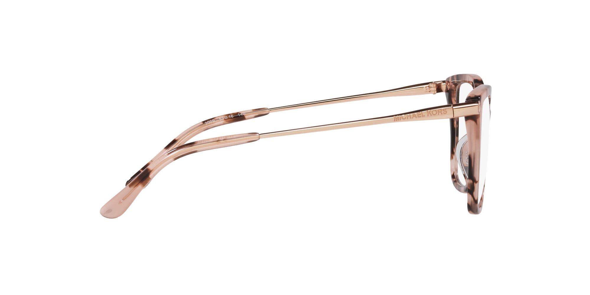 Occhiali da vista Michael Kors Shenandoah MK 4101U (3009) colore rosa tartarugato forma quadrato lenti lente demo
