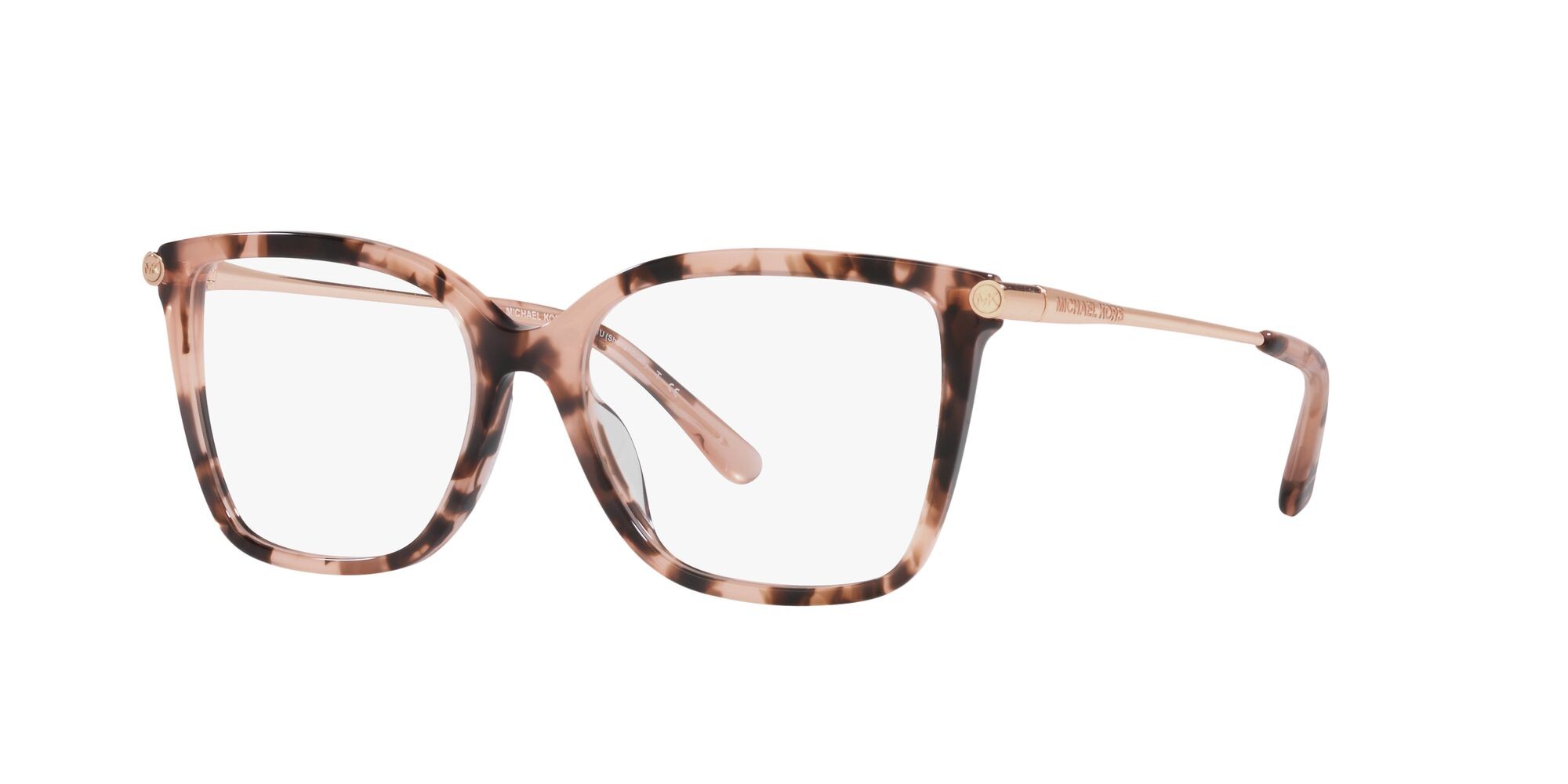 Occhiali da vista Michael Kors Shenandoah MK 4101U (3009) colore rosa tartarugato forma quadrato lenti lente demo