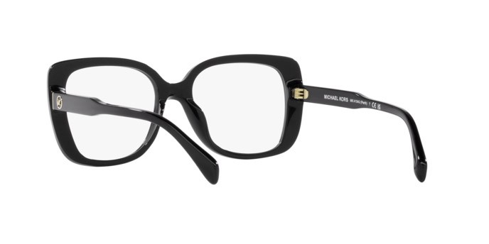 Occhiali da vista Michael Kors Perth MK 4104U (3005) colore nero forma quadrato lenti lente demo