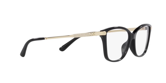 Occhiali da vista Michael Kors Georgetown MK 4105BU (3005) colore nero forma rotondo lenti lente demo