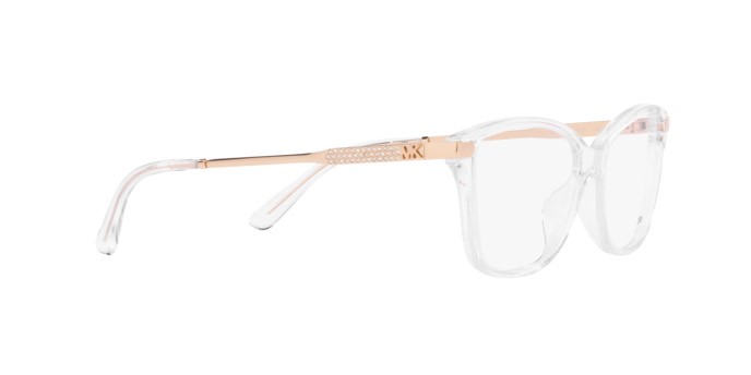 Occhiali da vista Michael Kors Georgetown MK 4105BU (3999) colore transparent clear forma rotondo lenti lente demo