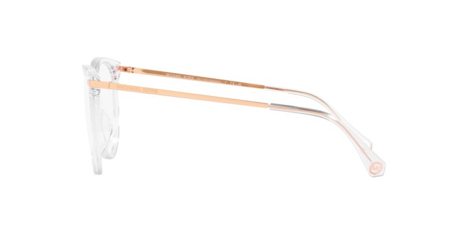 Occhiali da vista Michael Kors Westport MK 4106U (3255) colore trasparente forma rotondo lenti lente demo
