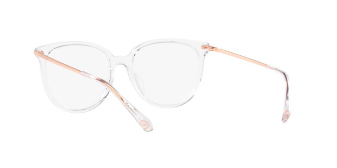 Occhiali da vista Michael Kors Westport MK 4106U (3255) colore trasparente forma rotondo lenti lente demo