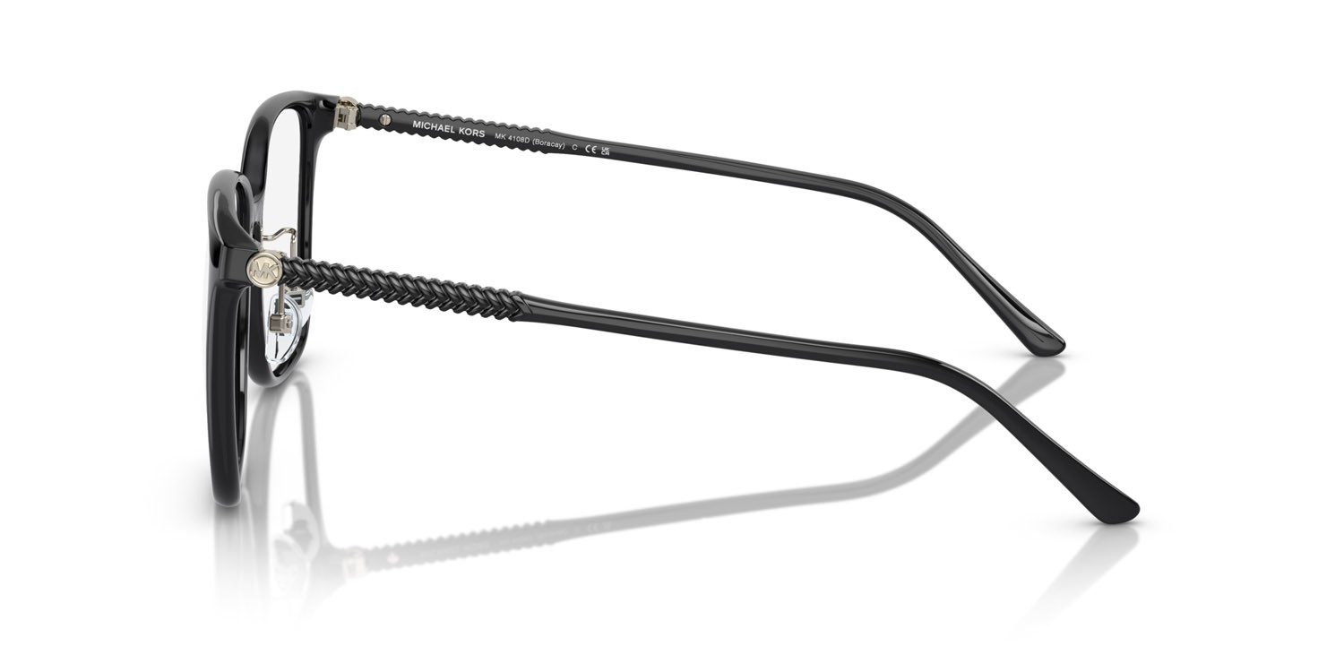 Brillen Michael Kors Boracay MK 4108D (3005) farbe nero form quadratisch gläser lente demo
