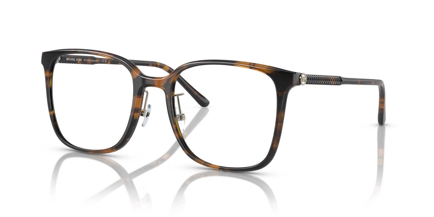 Brillen Michael Kors Boracay MK 4108D (3006) farbe tartarugato scuro form quadratisch gläser lente demo