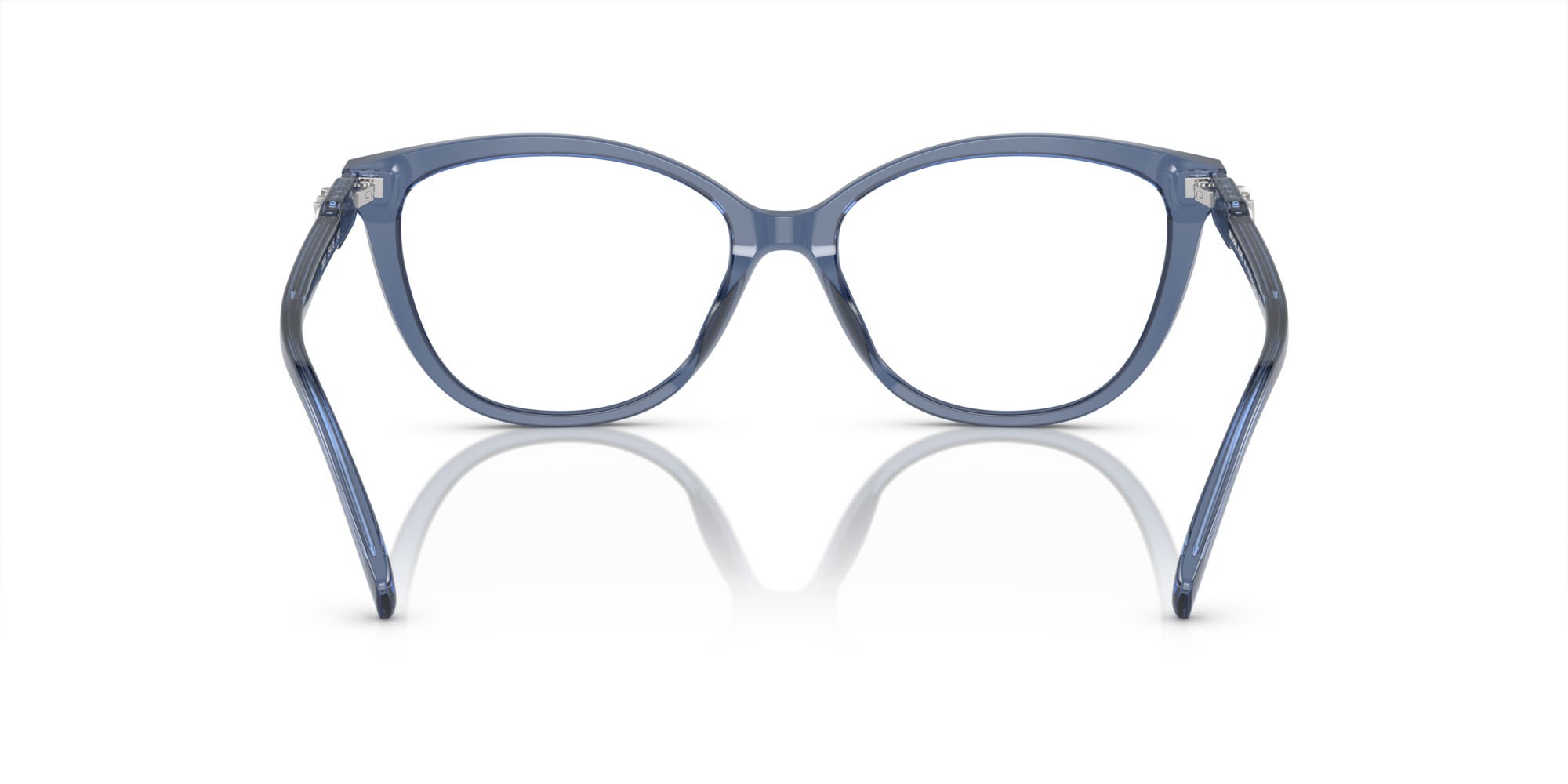 Occhiali da vista Michael Kors Westminster MK 4109U (3956) colore blu trasparente forma cat eye lenti lente demo