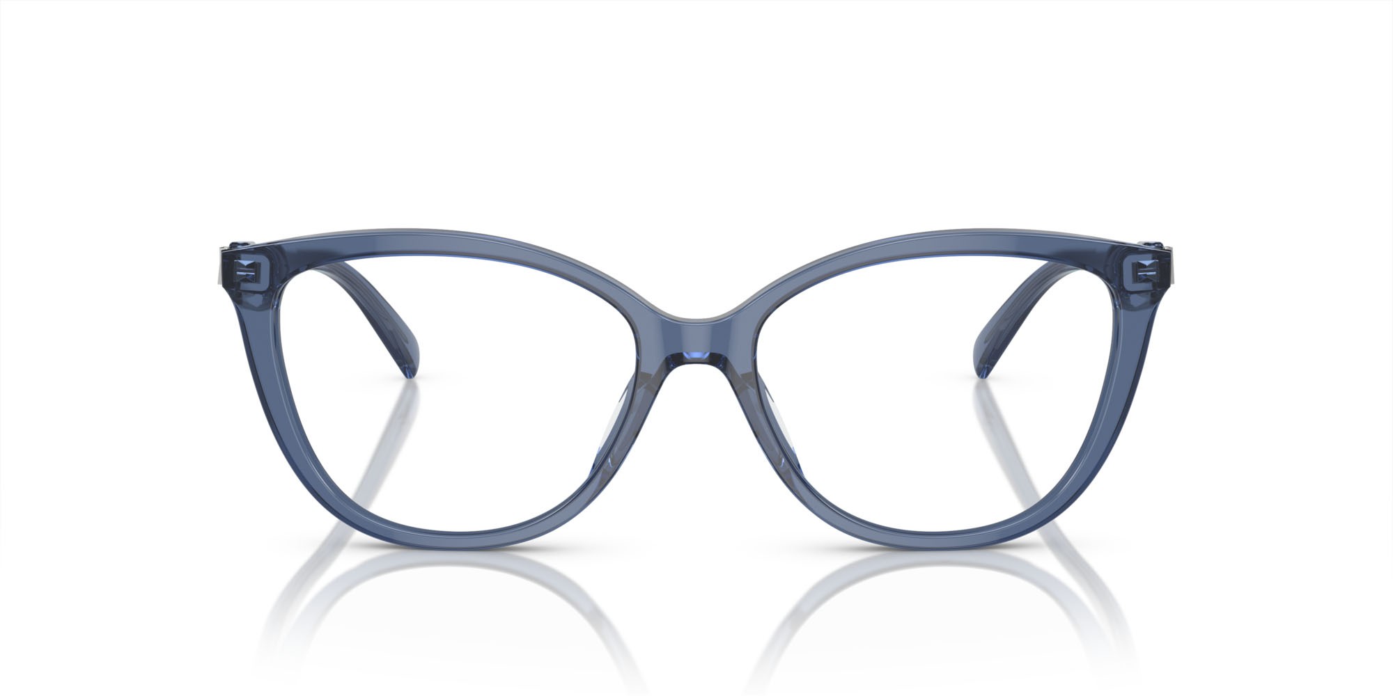 Occhiali da vista Michael Kors Westminster MK 4109U (3956) colore blu trasparente forma cat eye lenti lente demo