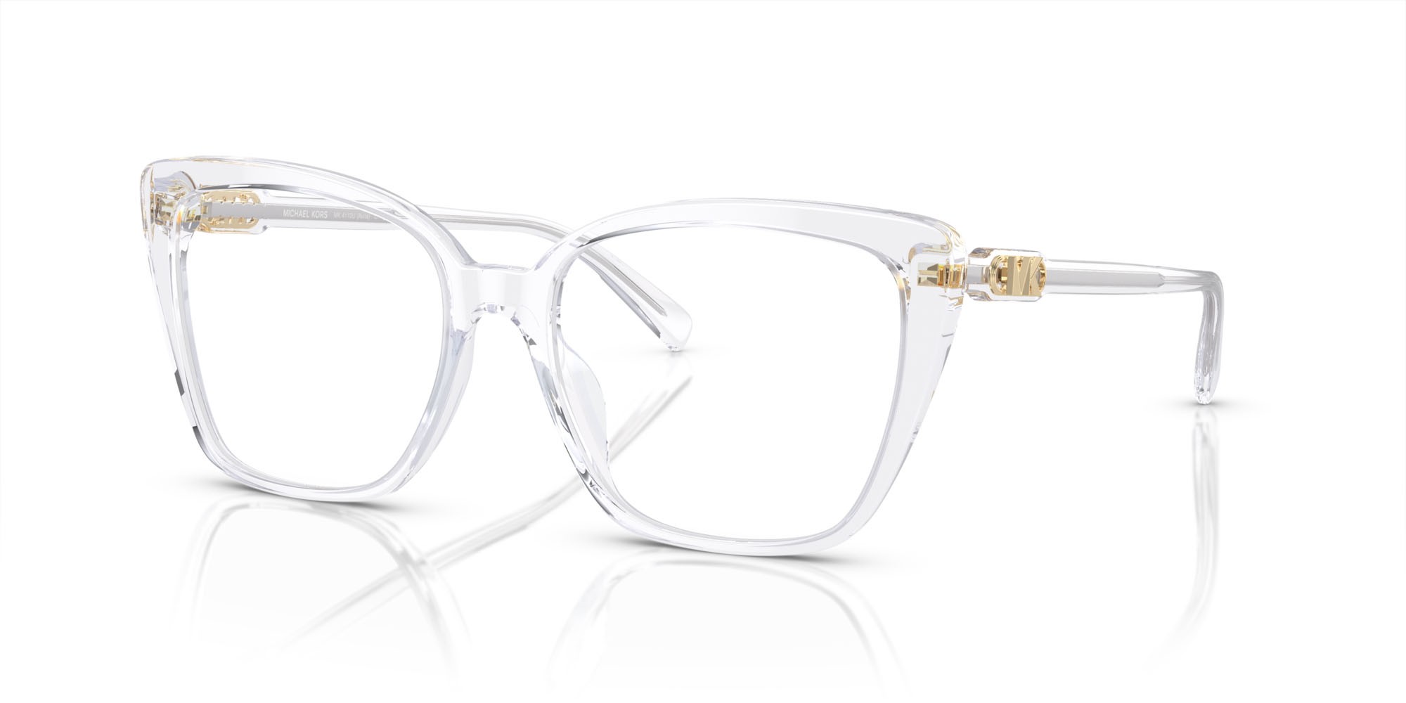 Occhiali da vista Michael Kors Avila MK 4110U (3957) colore trasparente forma quadrato lenti lente demo