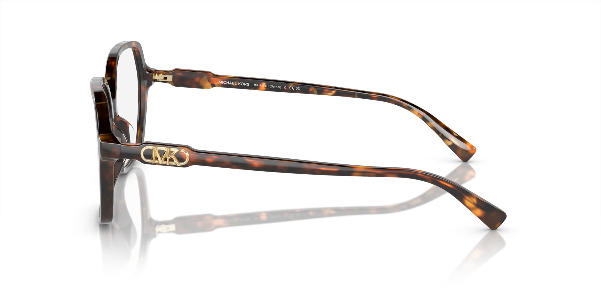 Occhiali da vista Michael Kors Bernal MK 4111U (3006) colore tartarugato scuro forma quadrato lenti lente demo