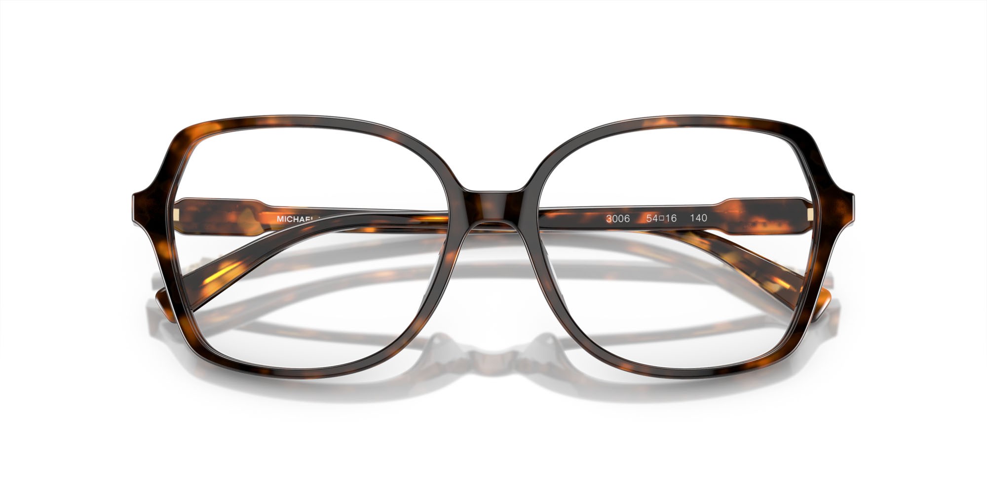 Occhiali da vista Michael Kors Bernal MK 4111U (3006) colore tartarugato scuro forma quadrato lenti lente demo