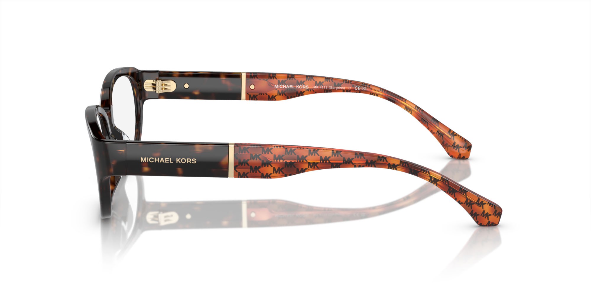 Occhiali da vista Michael Kors Gargano MK 4113 (3006) colore tartarugato scuro forma ovale lenti lente demo