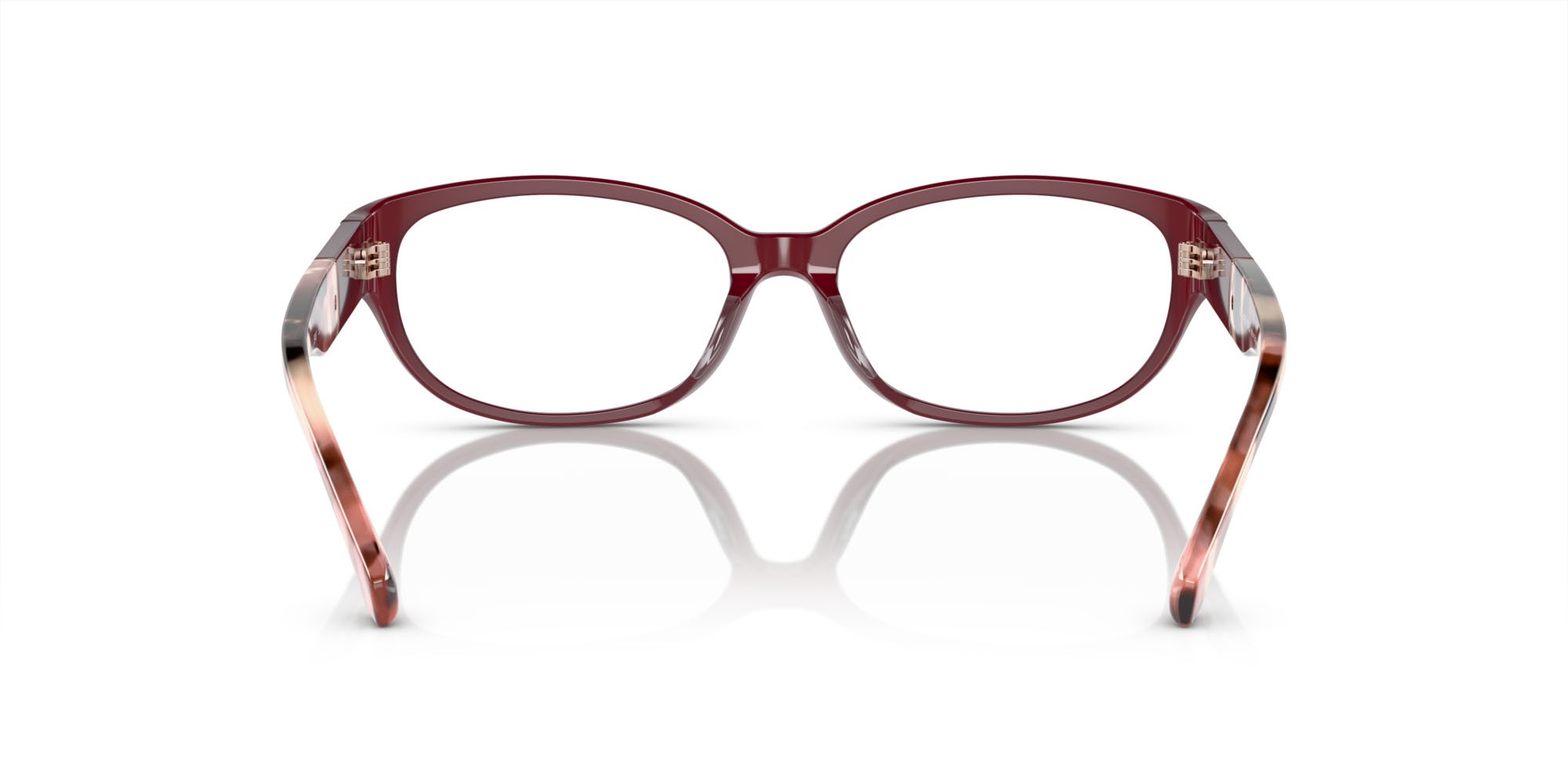 Brillen Michael Kors Gargano MK 4113 (3949) farbe rosso scuro trasparente form oval gläser lente demo