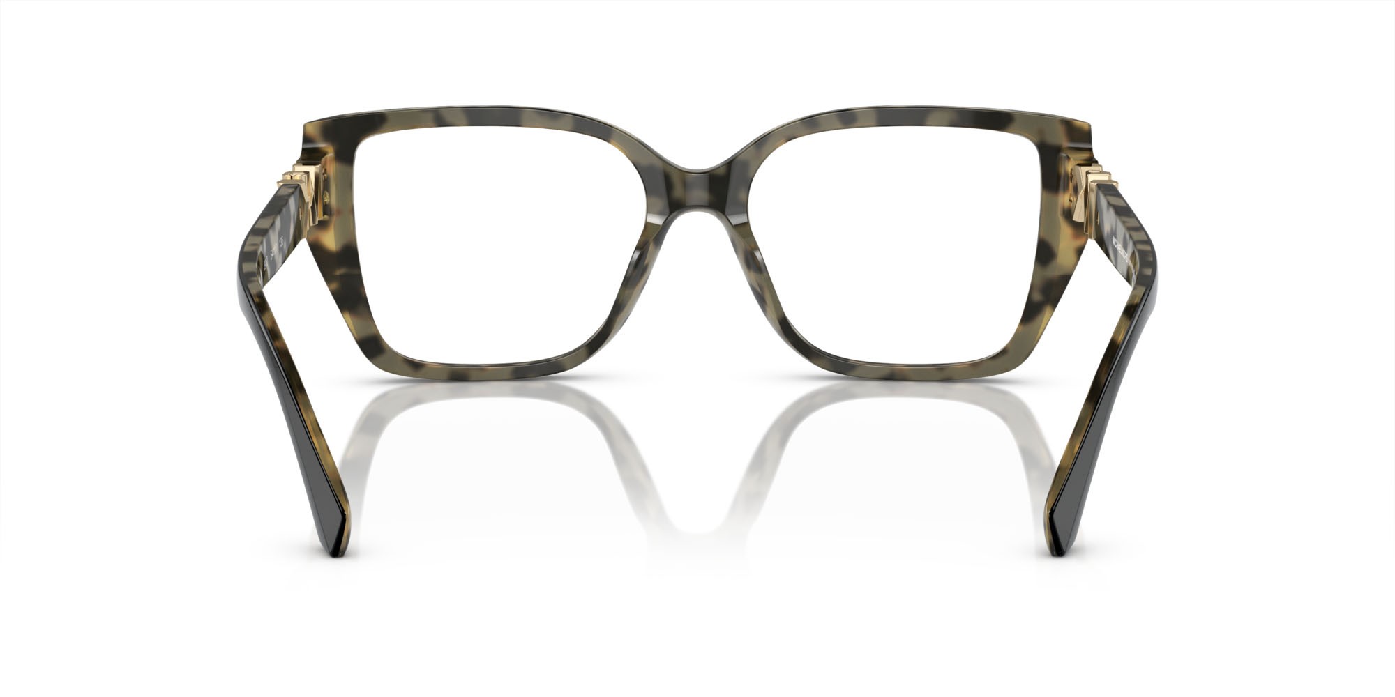 Occhiali da vista Michael Kors Castello MK 4115U (3950) colore nero/ambra tartarugato forma quadrato lenti lente demo