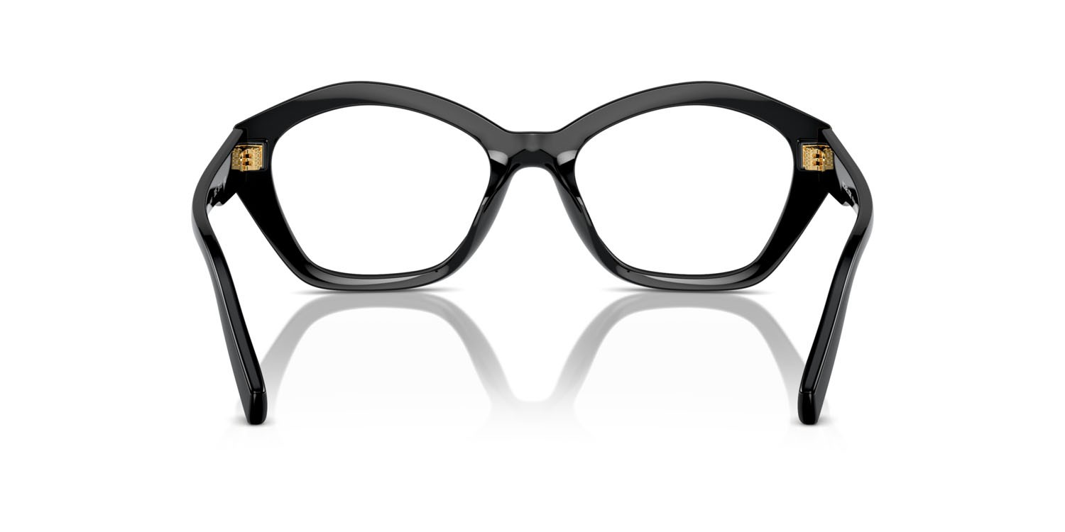 Occhiali da vista Michael Kors Seaside MK 4116U (3005) colore nero forma irregolare lenti lente demo