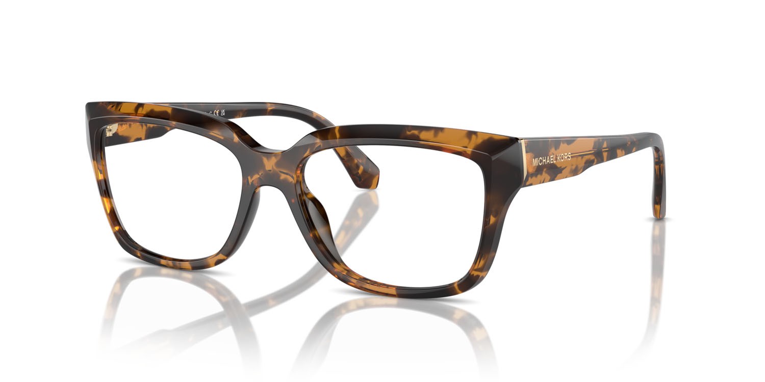 Brillen Michael Kors Birmingham MK 4117U (3006) farbe dark tort form rechteckig gläser lente demo
