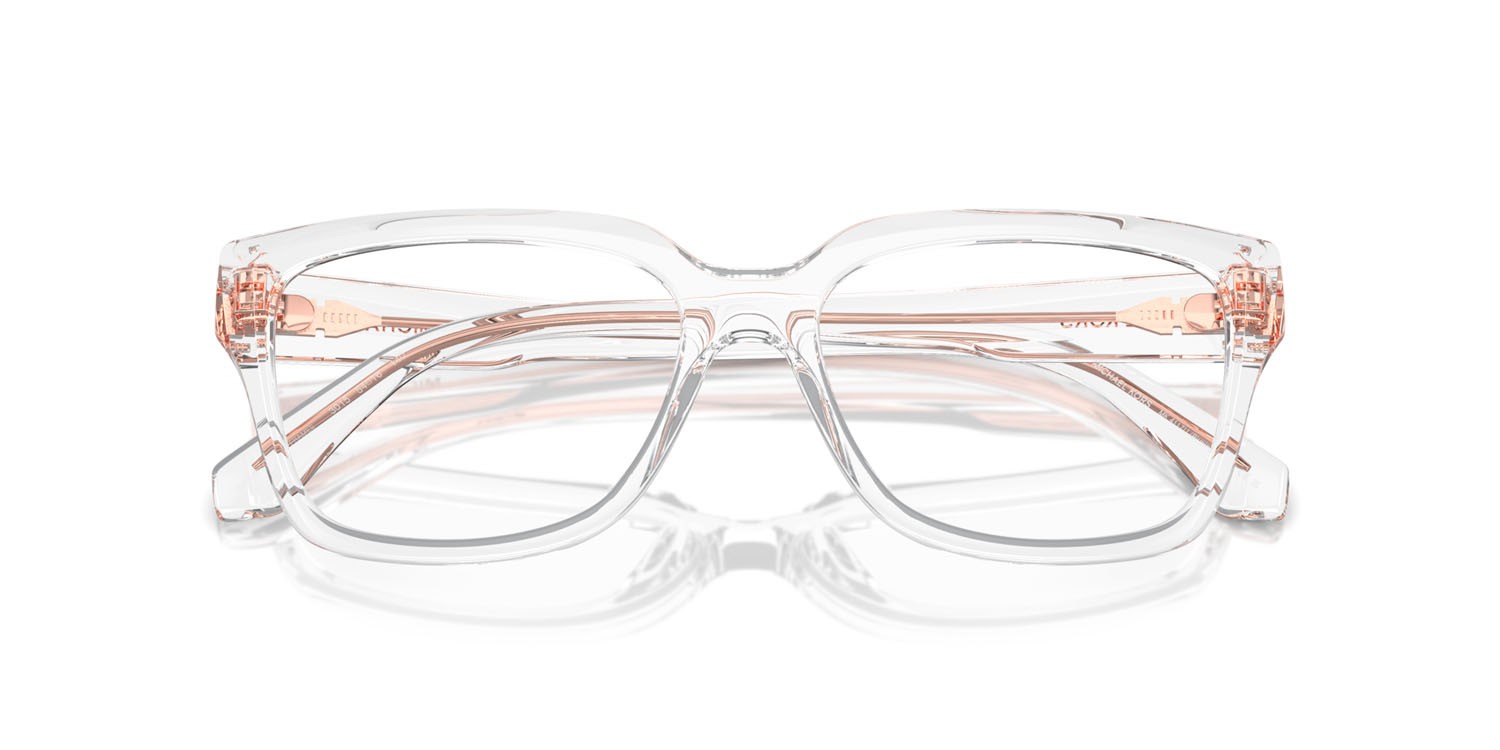 Occhiali da vista Michael Kors Birmingham MK 4117U (3015) colore trasparente forma rettangolare lenti lente demo