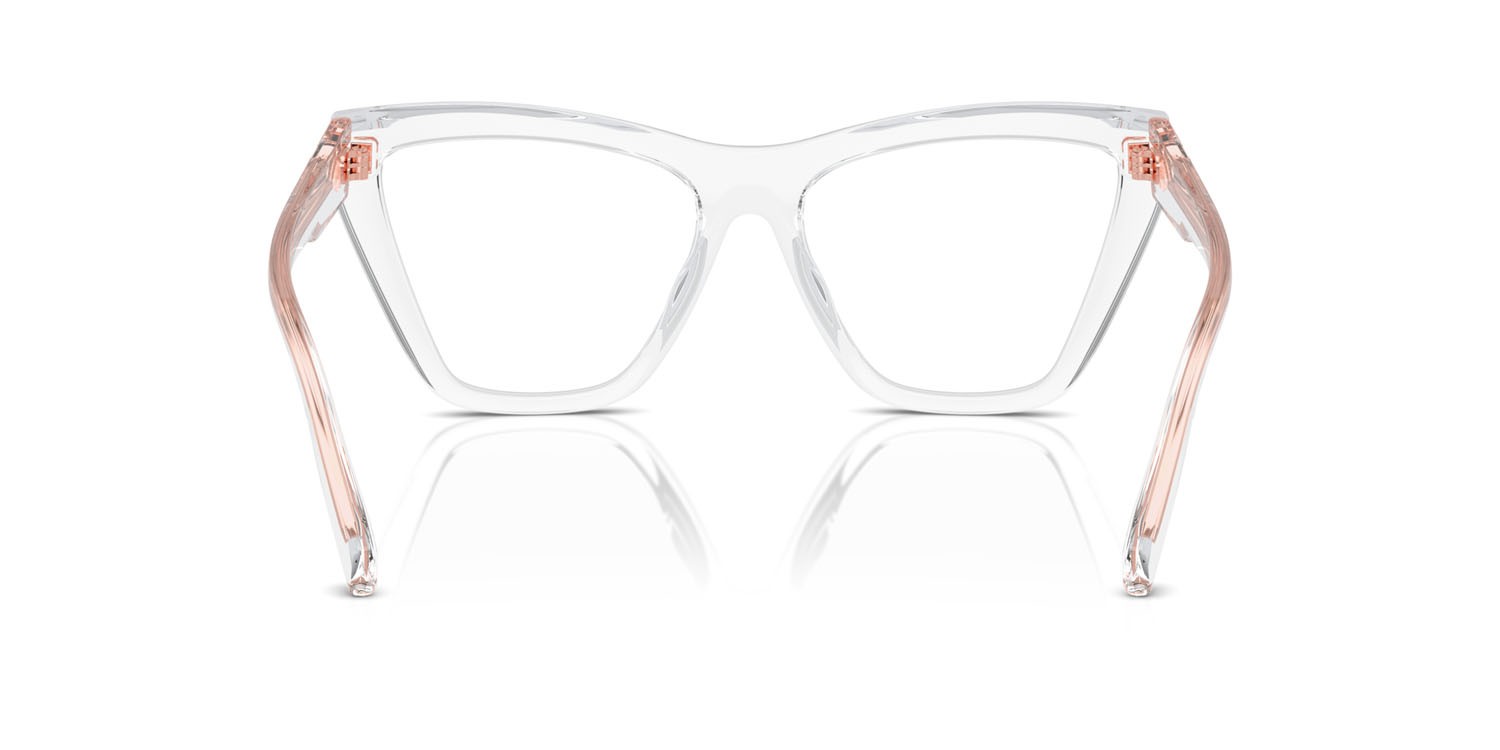 Occhiali da vista Michael Kors Hawaii MK 4118U (3015) colore trasparente forma cat eye lenti lente demo