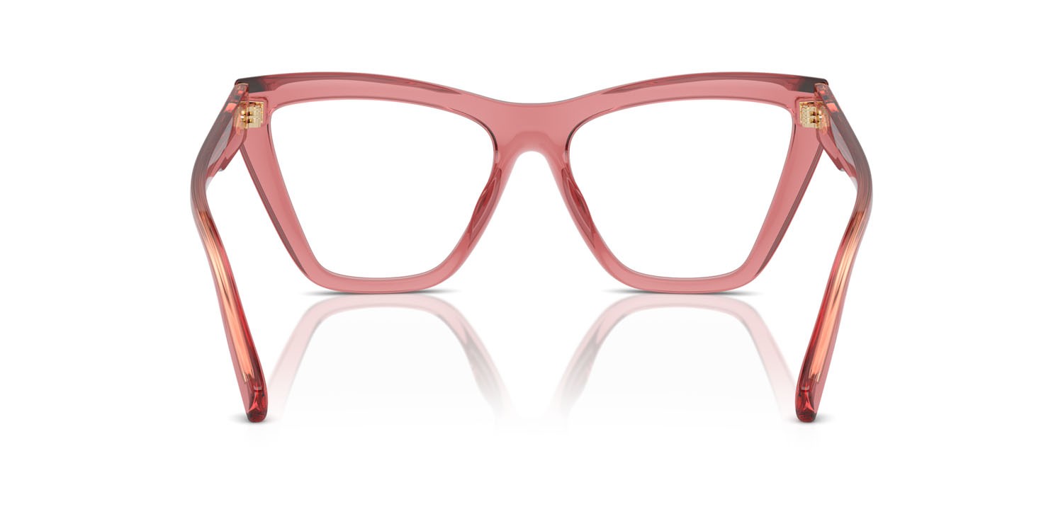 Occhiali da vista Michael Kors Hawaii MK 4118U (3970) colore rosa trasparente forma cat eye lenti lente demo