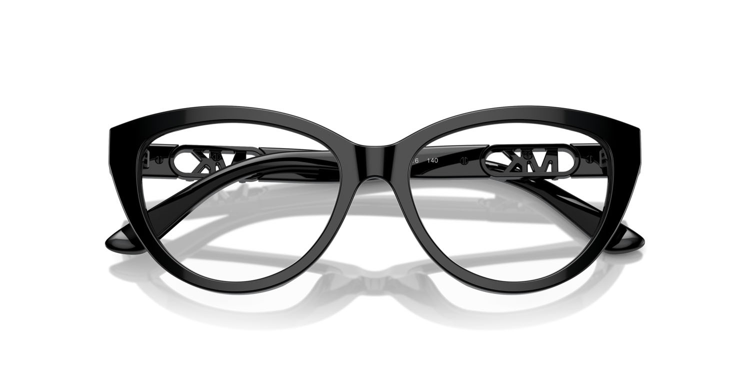 Occhiali da vista Michael Kors Andalucia MK 4120U (3005) colore nero forma cat eye lenti lente demo