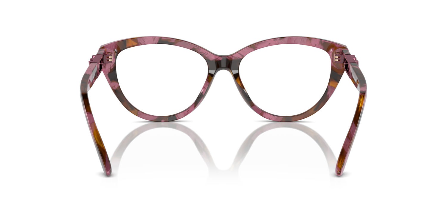 Occhiali da vista Michael Kors Andalucia MK 4120U (3998) colore plum graphic tortoise forma cat eye lenti lente demo