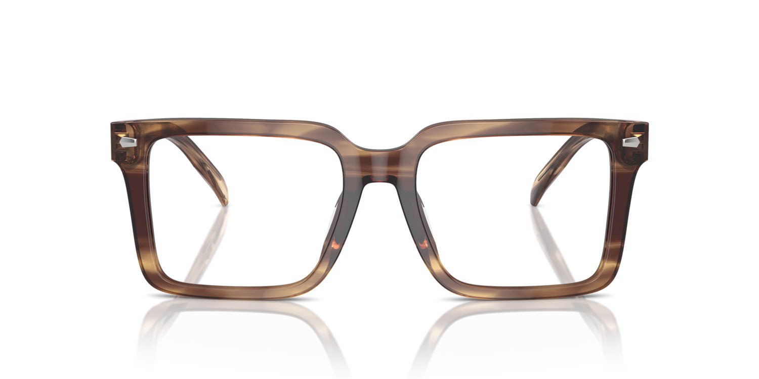 Occhiali da vista Michael Kors Mosel MK 4121U (3977) colore marrone effetto corno forma quadrato lenti lente demo