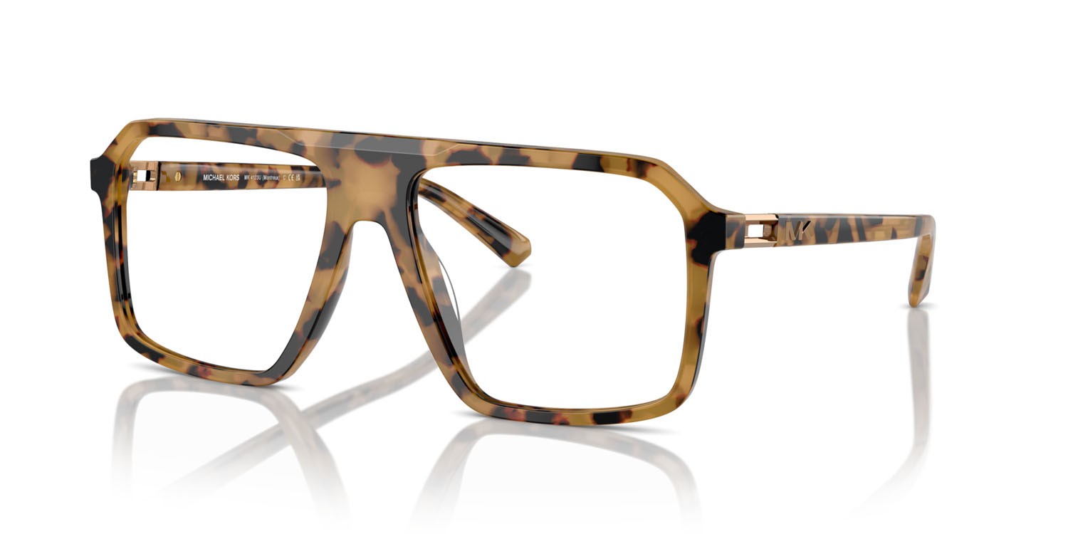 Brillen Michael Kors Montreux MK 4123U (3930) farbe tartarugato vintage form quadratisch gläser lente demo