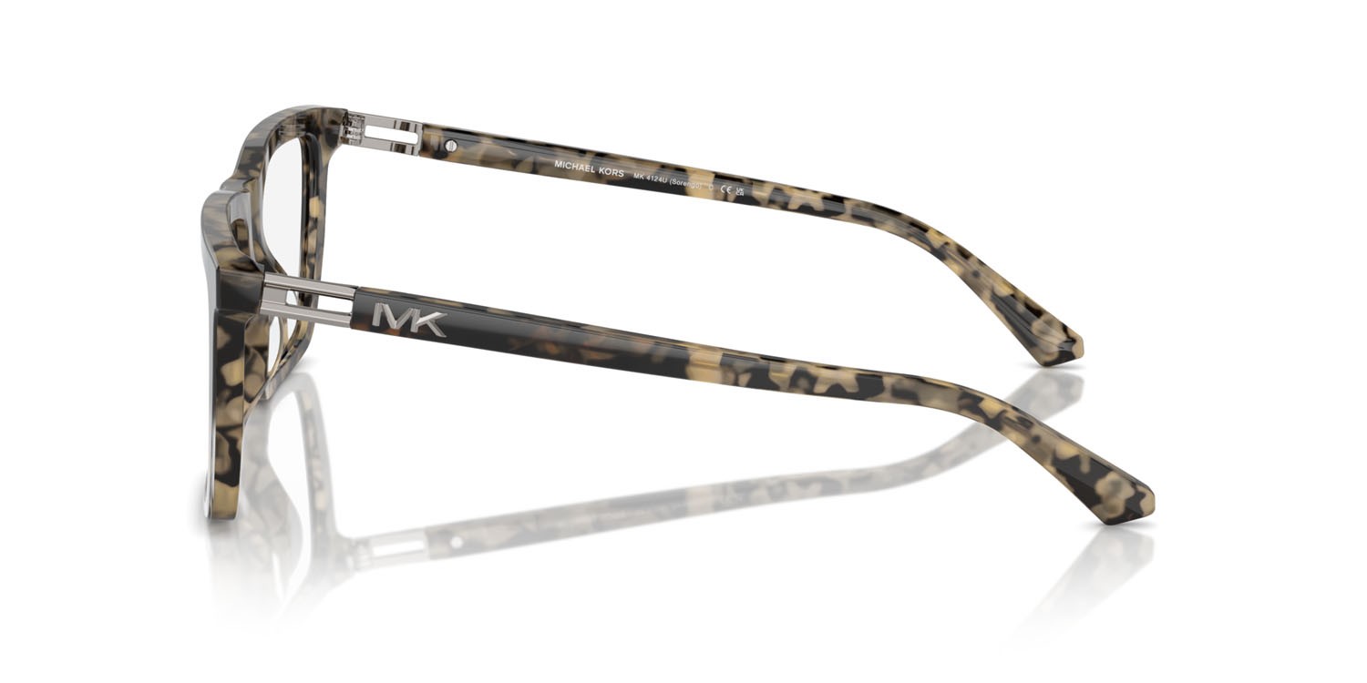 Occhiali da vista Michael Kors Sorengo MK 4124U (3942) colore black gradient tortoise forma rettangolare lenti lente demo
