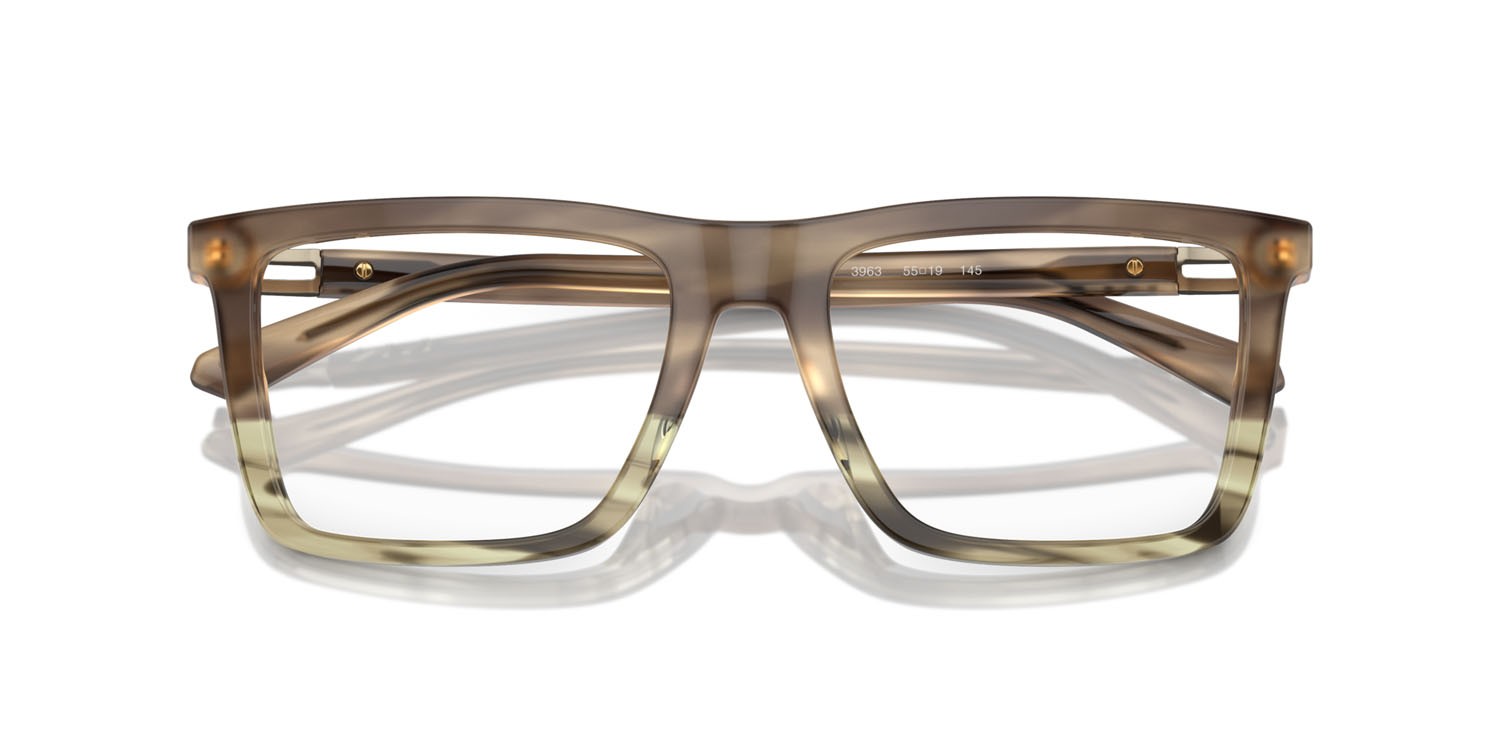 Brillen Michael Kors Sorengo MK 4124U (3963) farbe olive block tortoise form rechteckig gläser lente demo