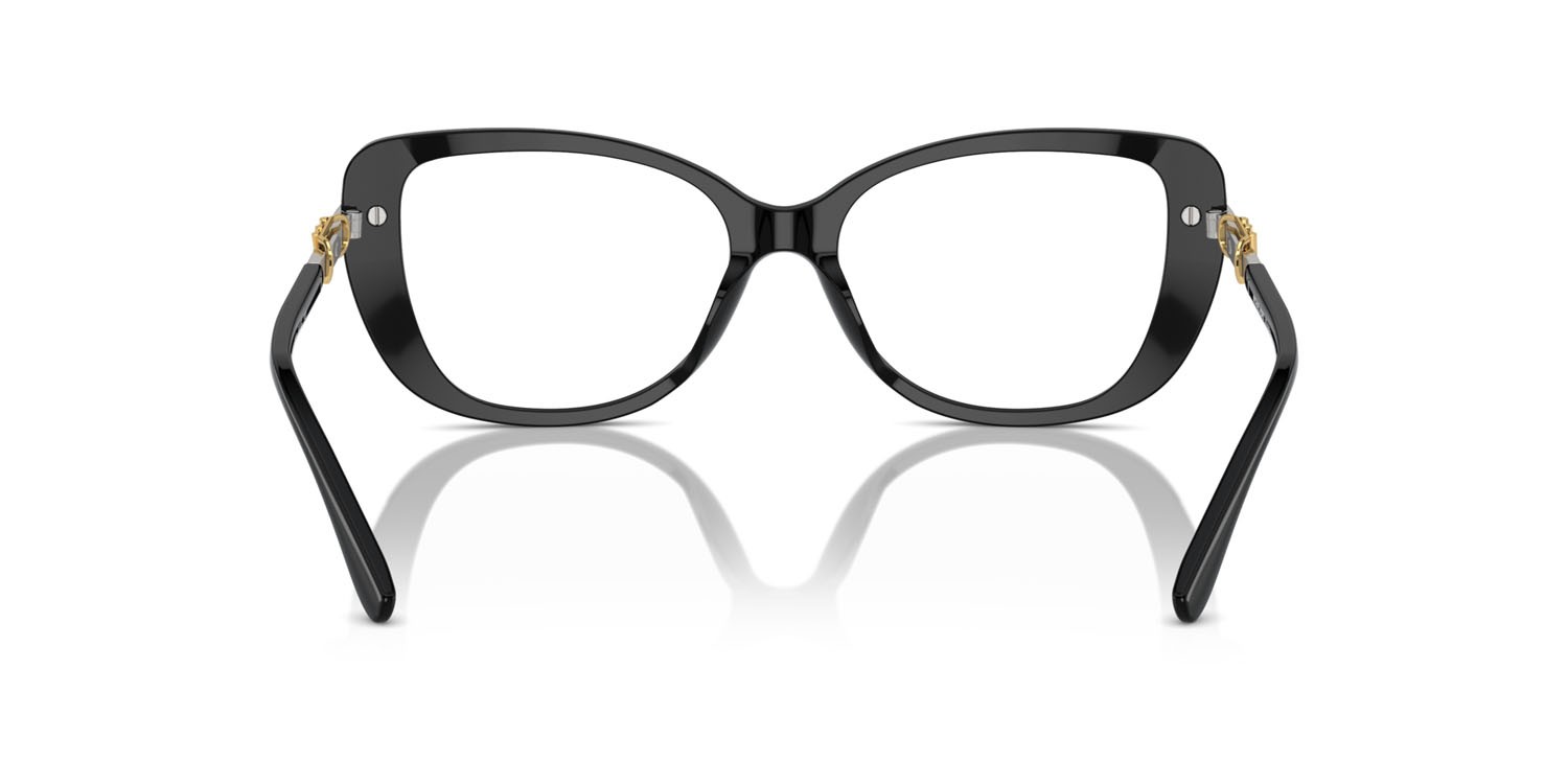 Occhiali da vista Michael Kors Formentera MK 4125BU (3005) colore nero forma cat eye lenti lente demo