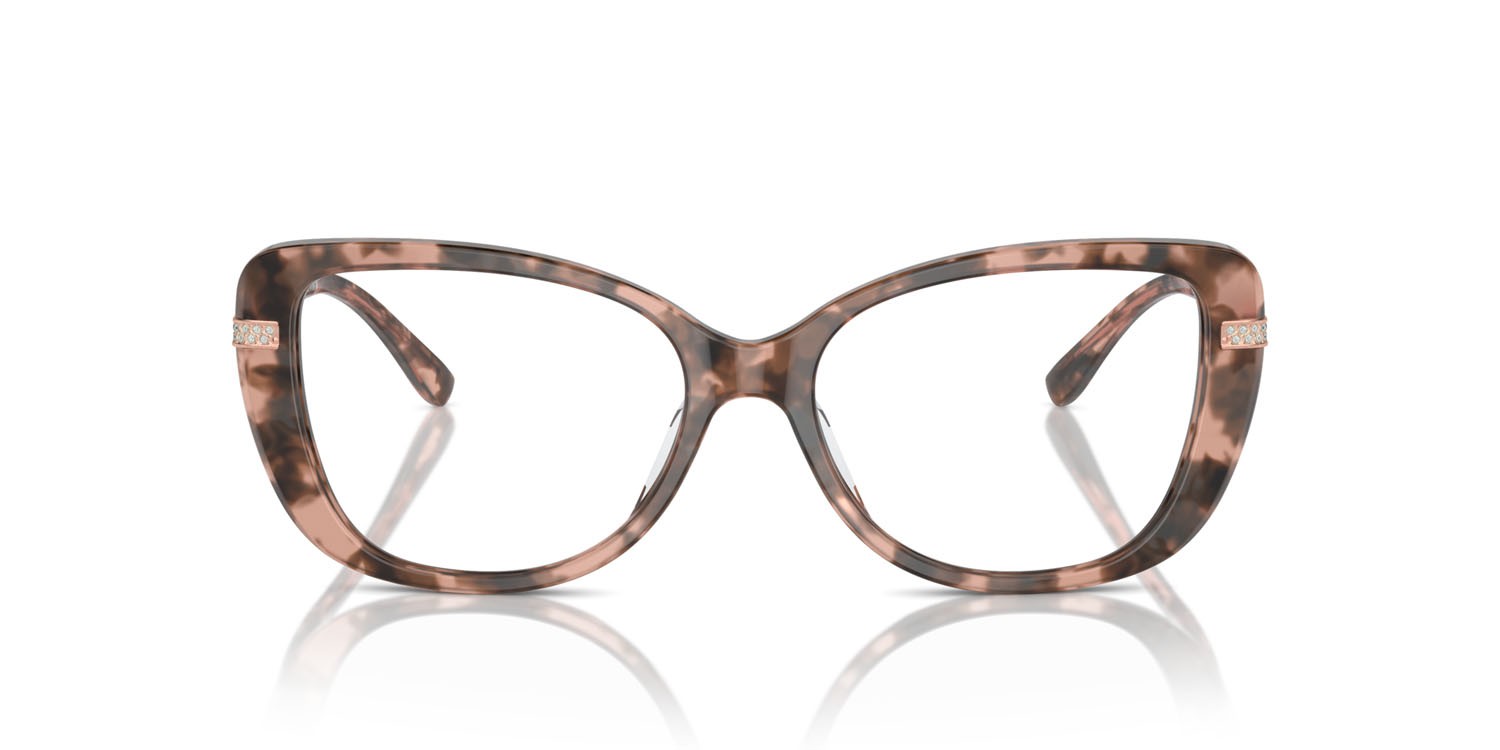 Brillen Michael Kors Formentera MK 4125BU (3009) farbe rosa tartarugato form cat-eye gläser lente demo