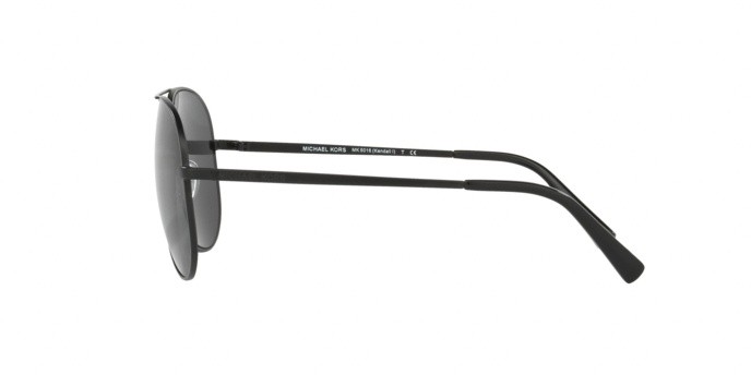 Occhiali da sole Michael Kors Kendall MK 5016 (108287) colore matte black forma aviator lenti grey solid