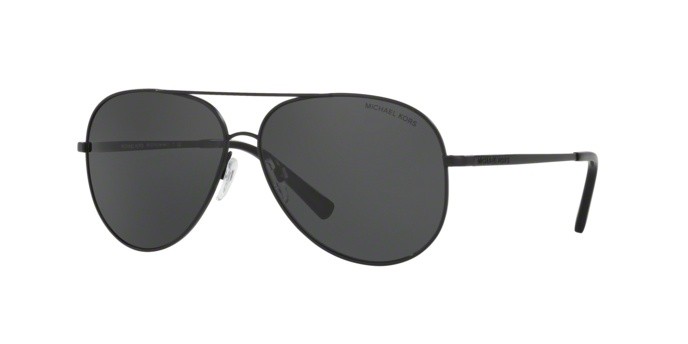 Occhiali da sole Michael Kors Kendall MK 5016 (108287) colore matte black forma aviator lenti grey solid
