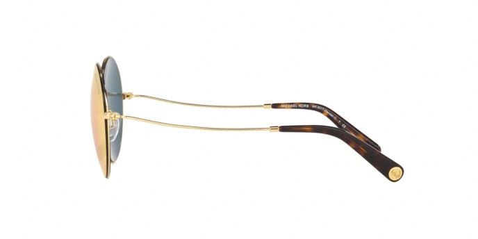 Sonnenbrillen Michael Kors Kendall ii MK 5017 (10244Z) farbe gold-tone form rund gläser gold mirr0r