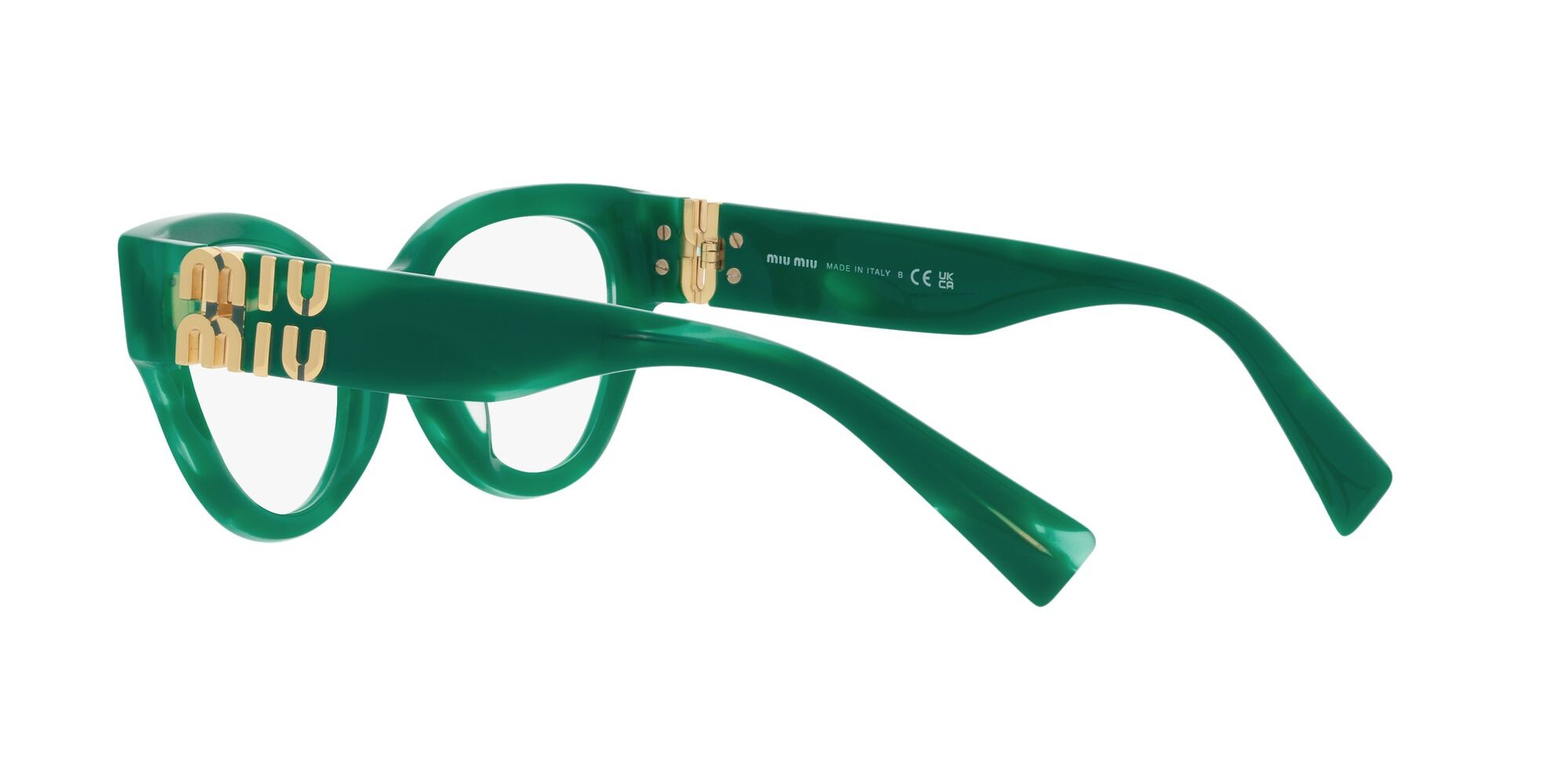 Brillen Miu Miu MU 01VV (15H1O1) farbe verde form pantos gläser lente demo