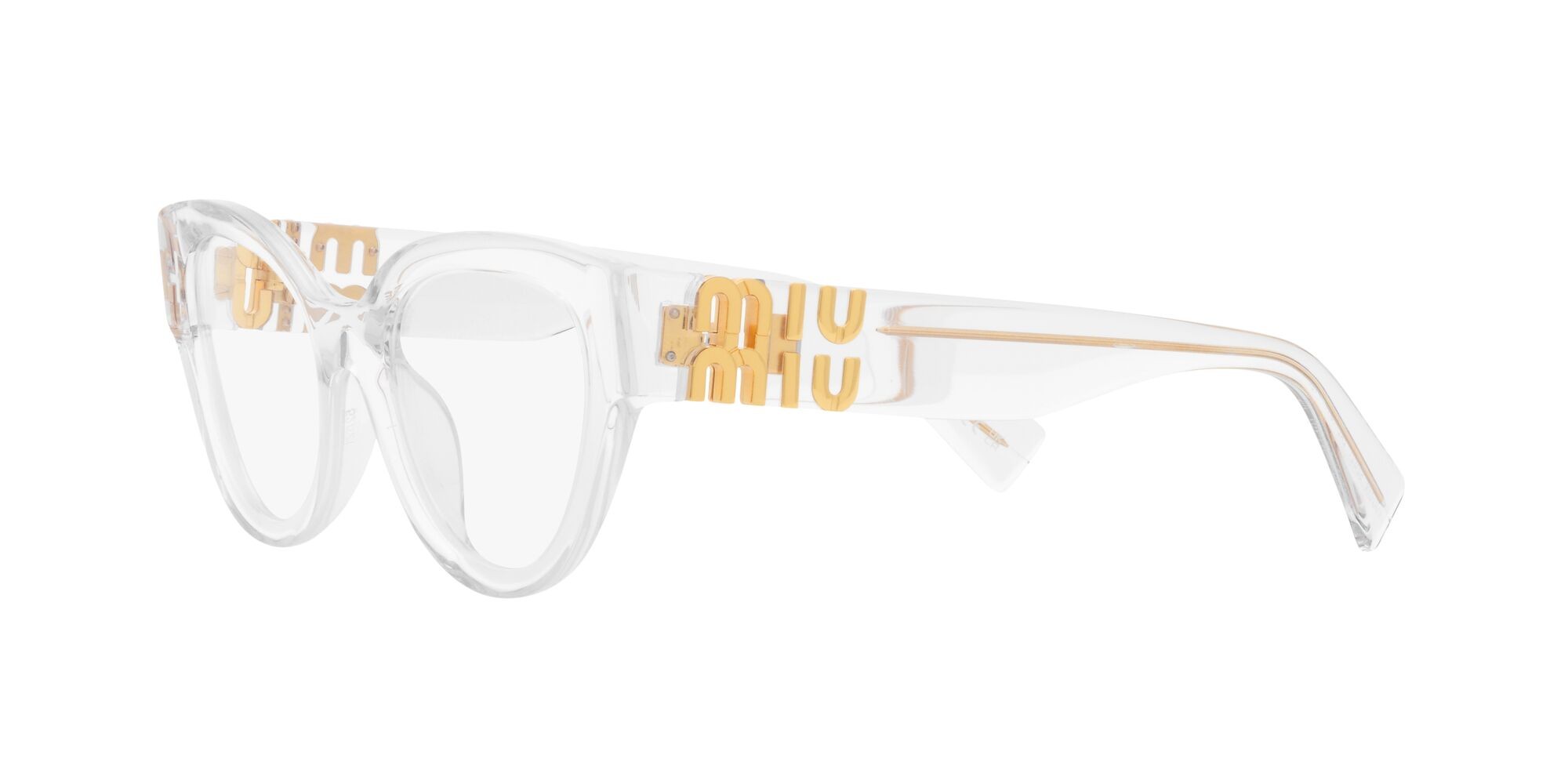 Eyeglasses Miu Miu MU 01VV (2AZ1O1) color trasparente shape pantos lenses lente demo